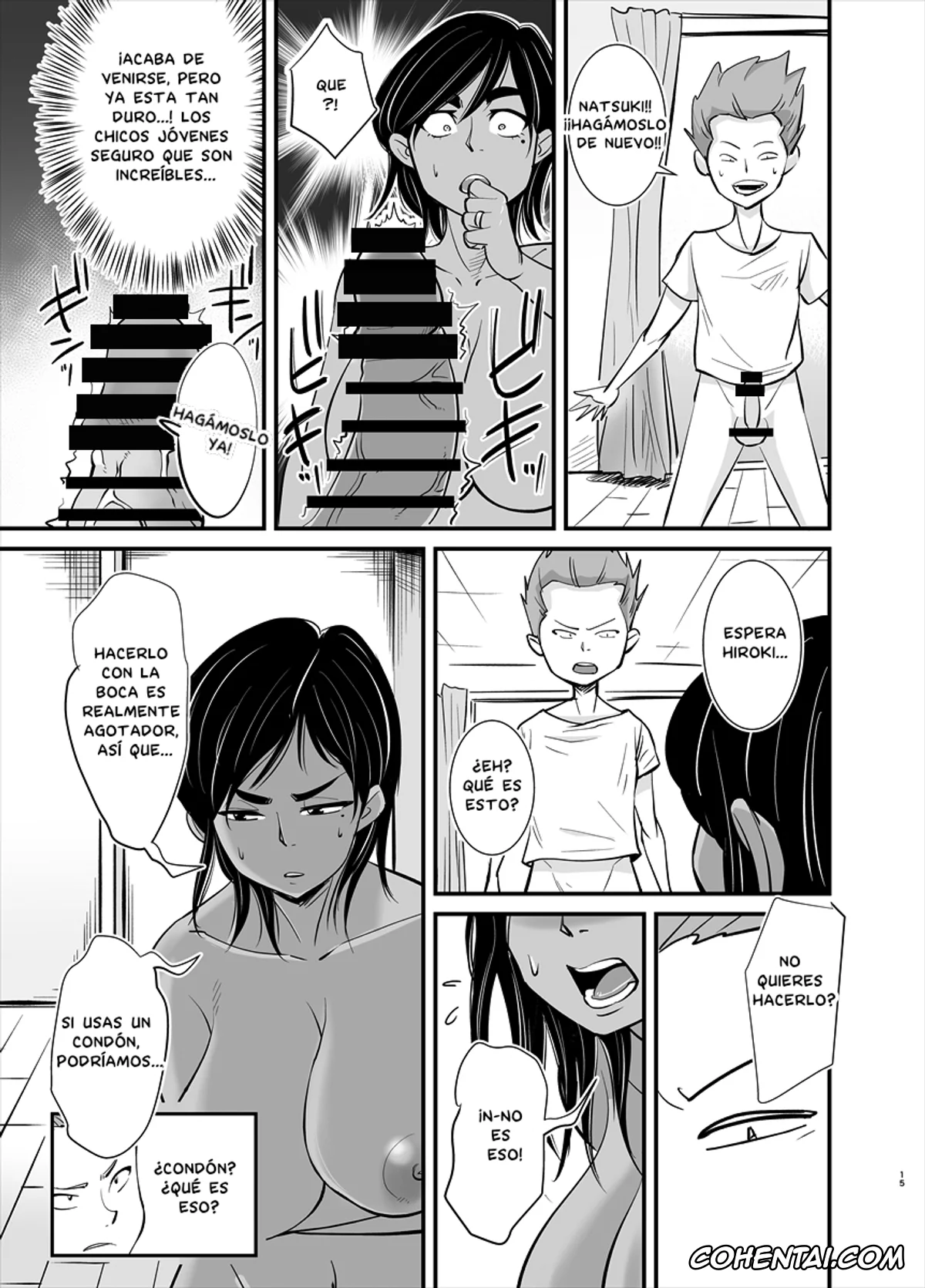 Original hentai, Mama wa Jitsu wa…, pagina 15