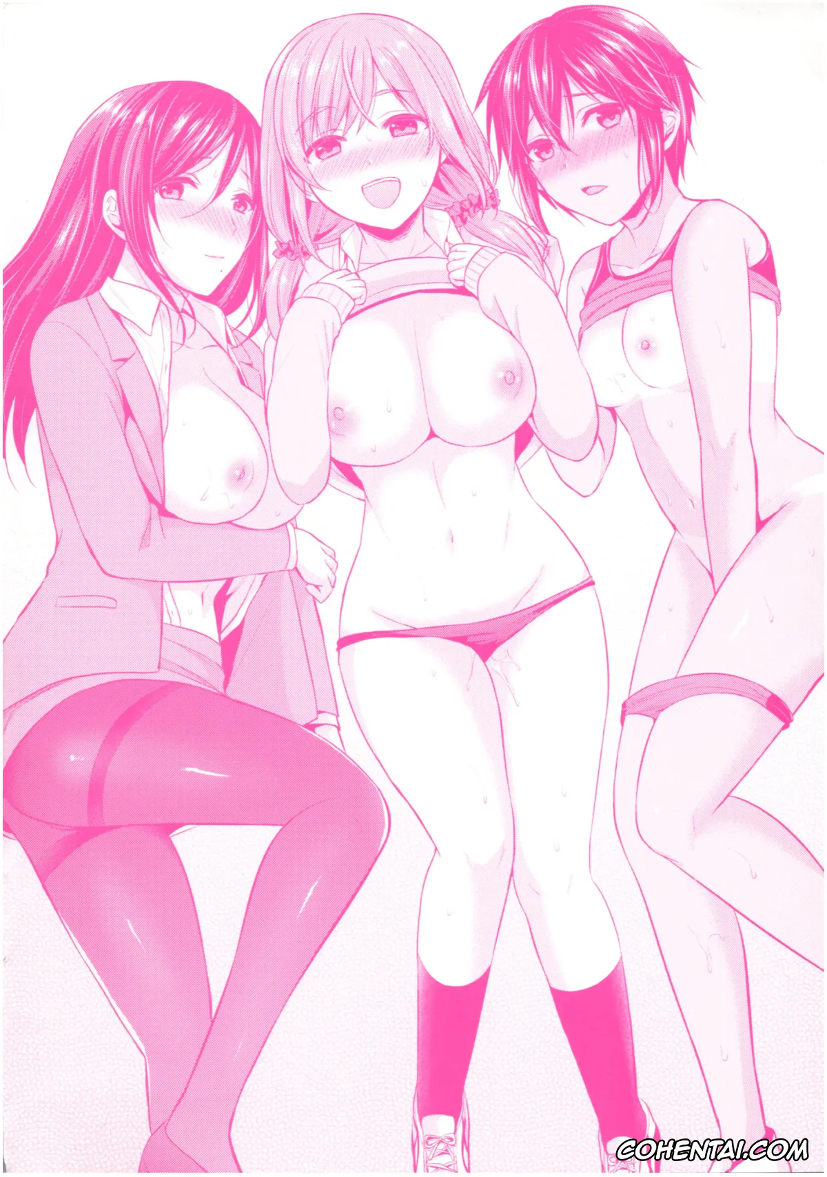 Original hentai, Joshi Rikujoubu Harem Training, pagina 3
