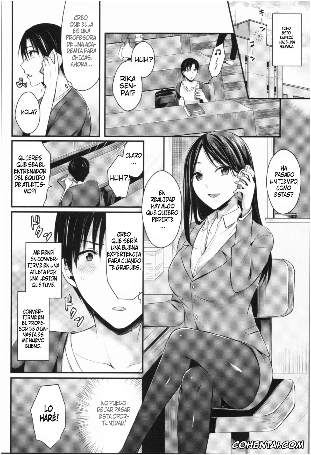 Original hentai, Joshi Rikujoubu Harem Training, pagina 6