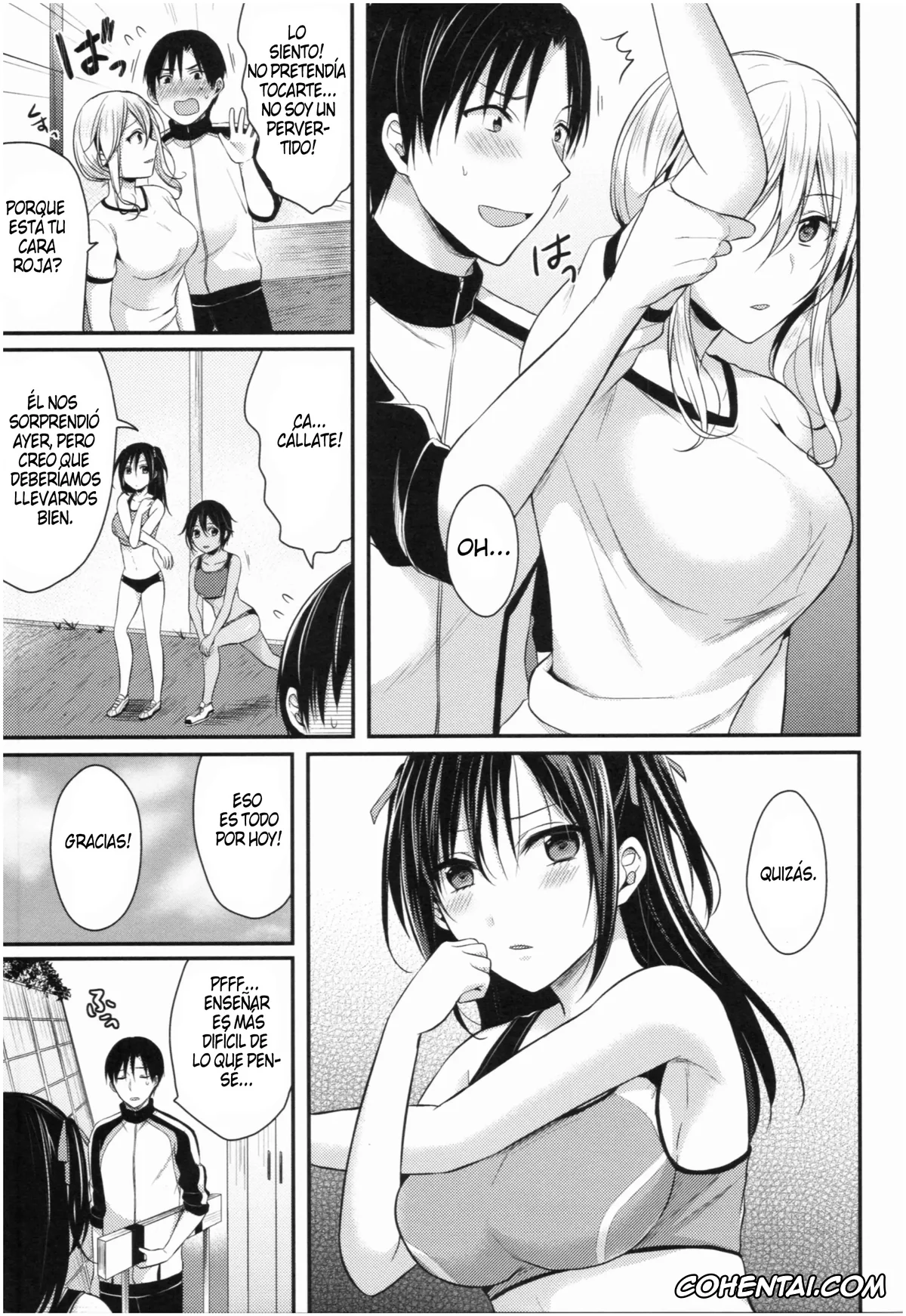 Original hentai, Joshi Rikujoubu Harem Training, pagina 12