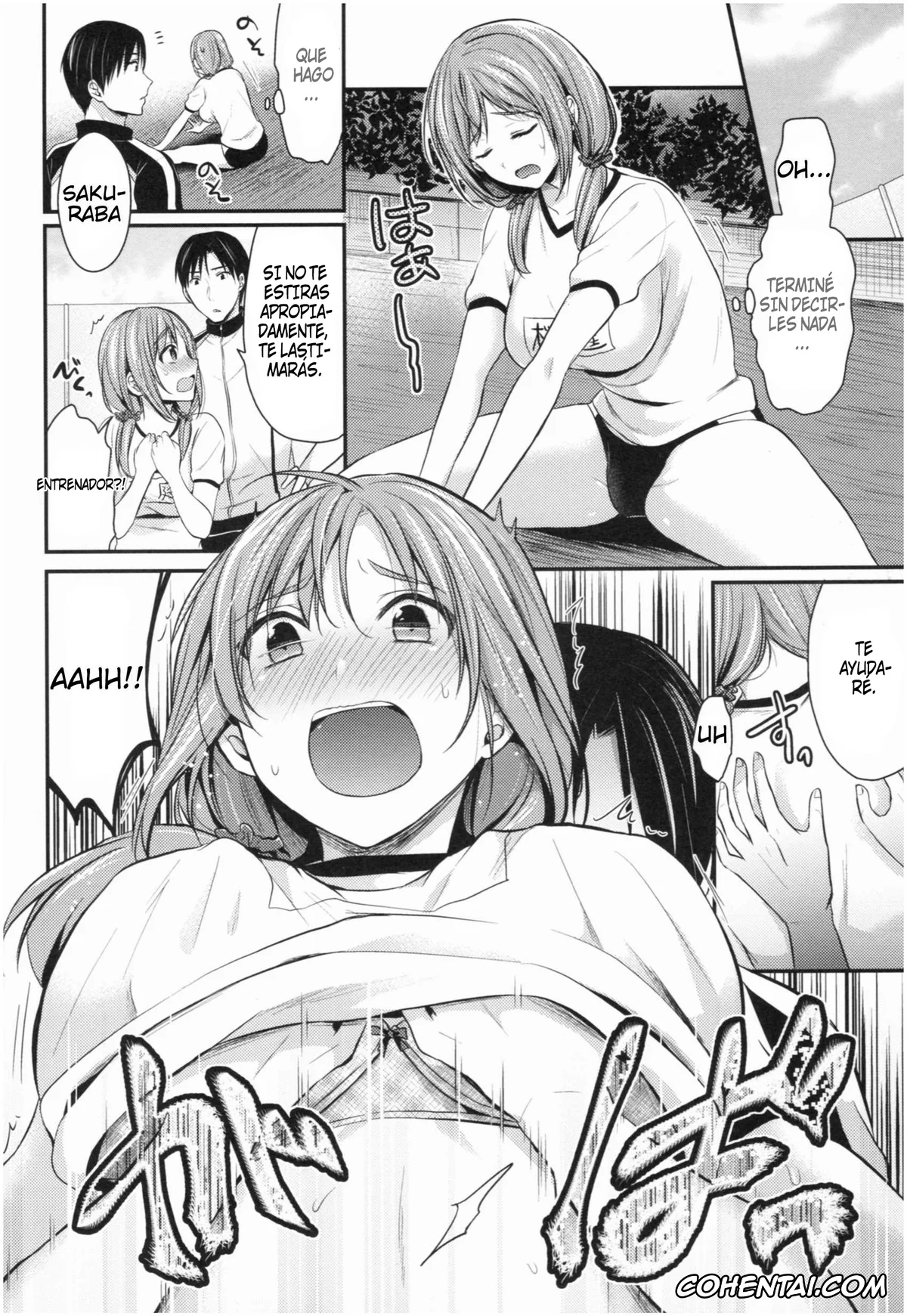 Original porno, Joshi Rikujoubu Harem Training, pagina 35