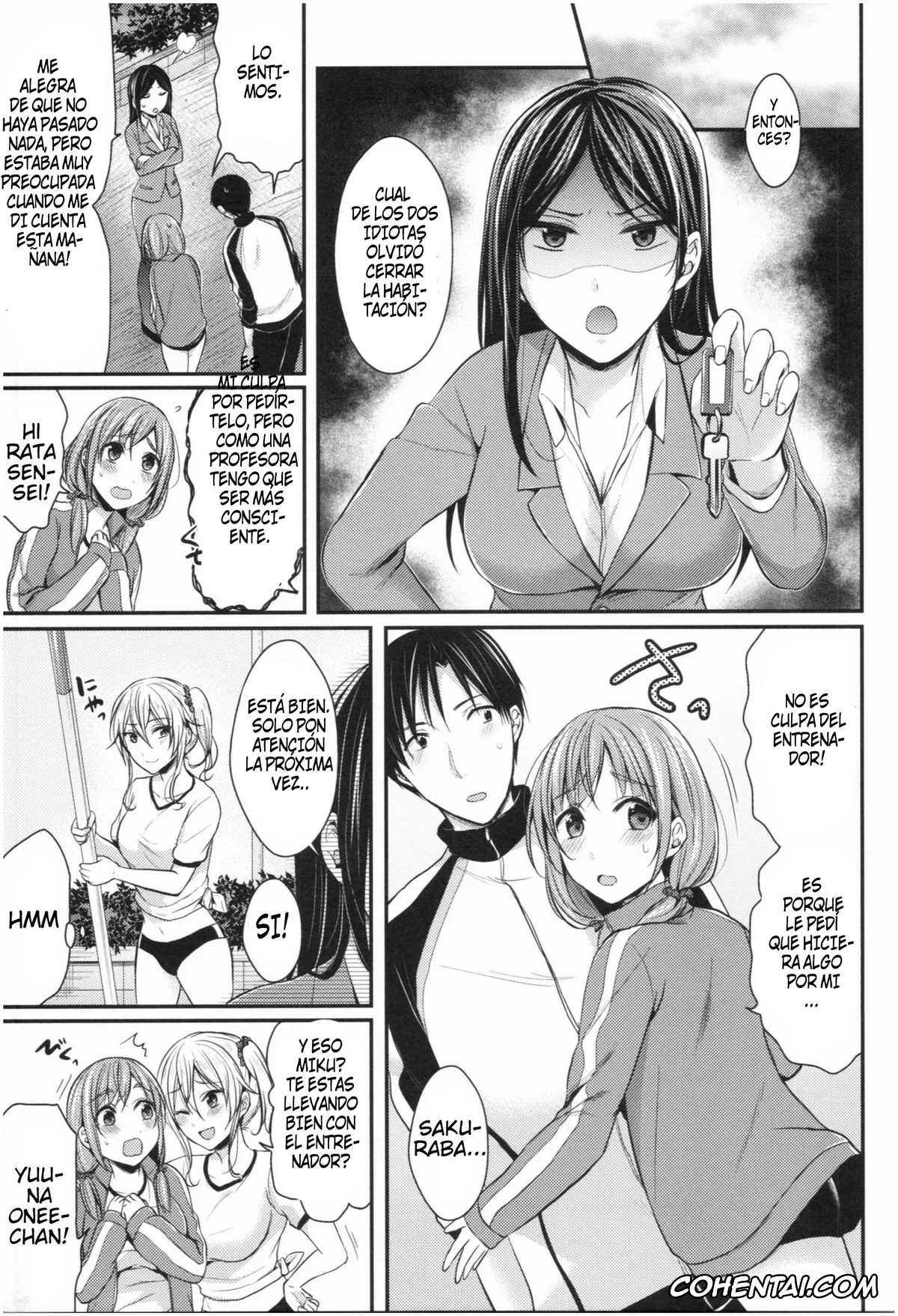 Original hentai, Joshi Rikujoubu Harem Training, pagina 54