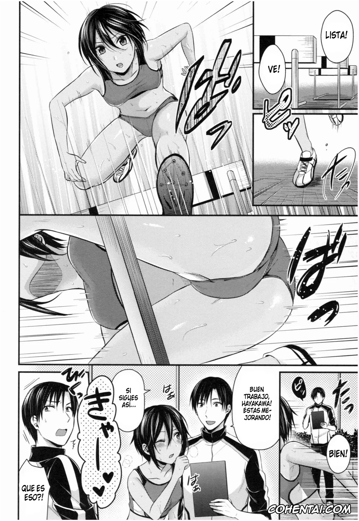 Original hentai, Joshi Rikujoubu Harem Training, pagina 57