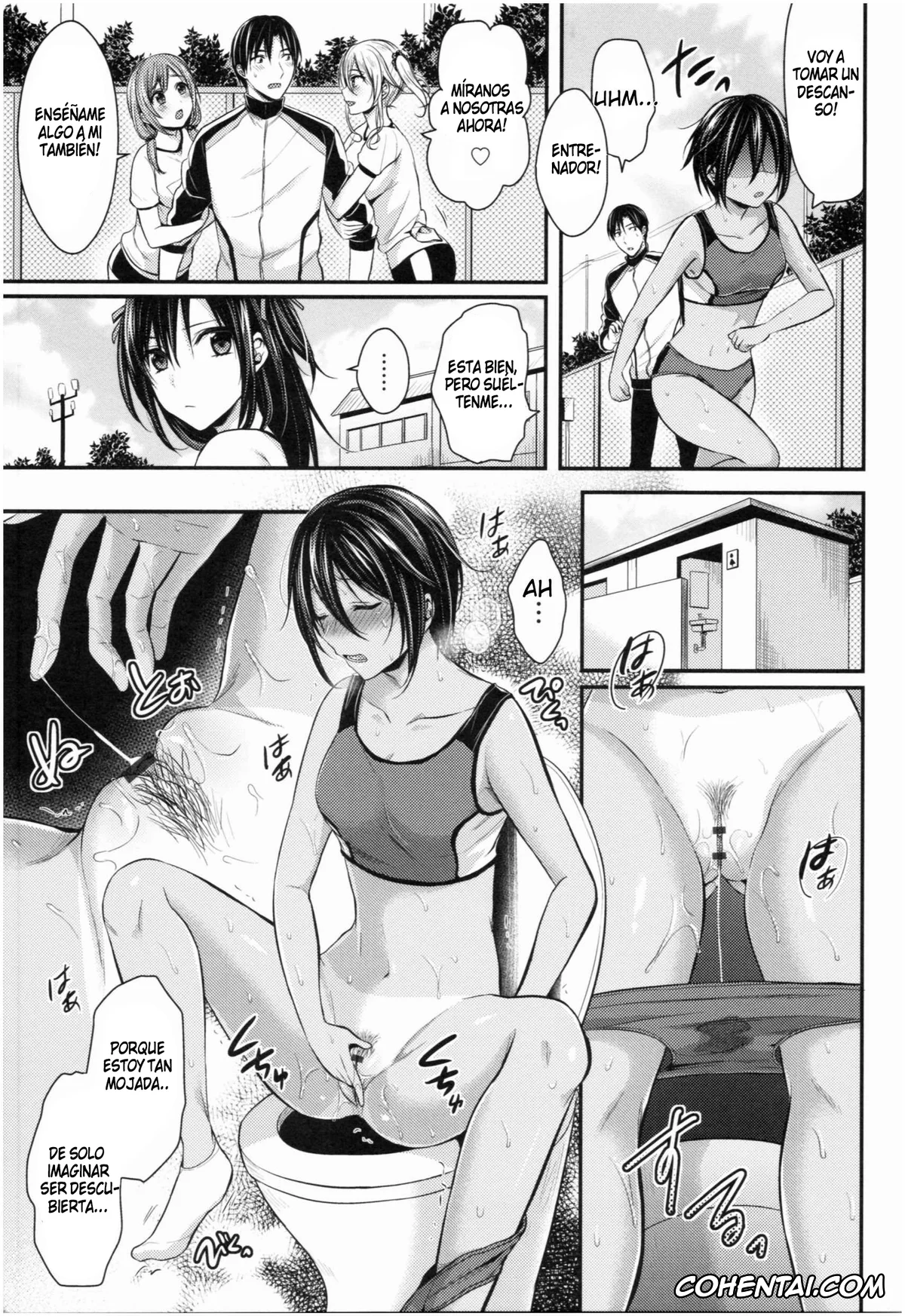 Original hentai, Joshi Rikujoubu Harem Training, pagina 66