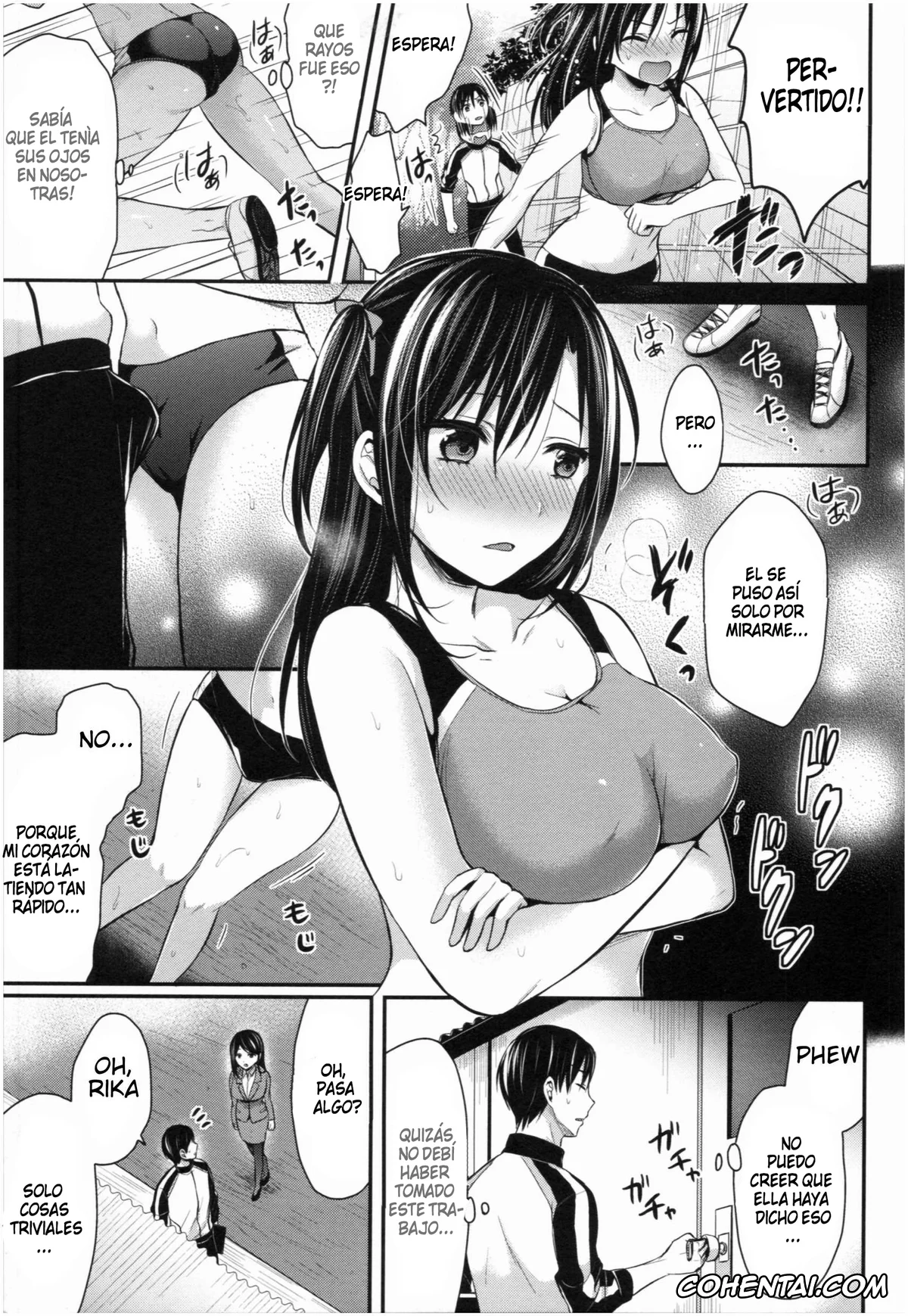Original hentai, Joshi Rikujoubu Harem Training, pagina 84