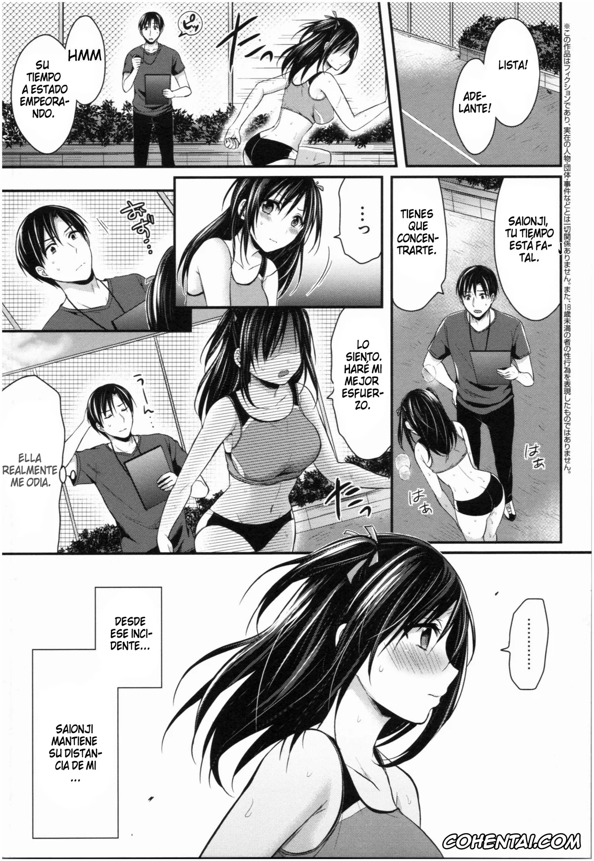 Original porno, Joshi Rikujoubu Harem Training, pagina 104