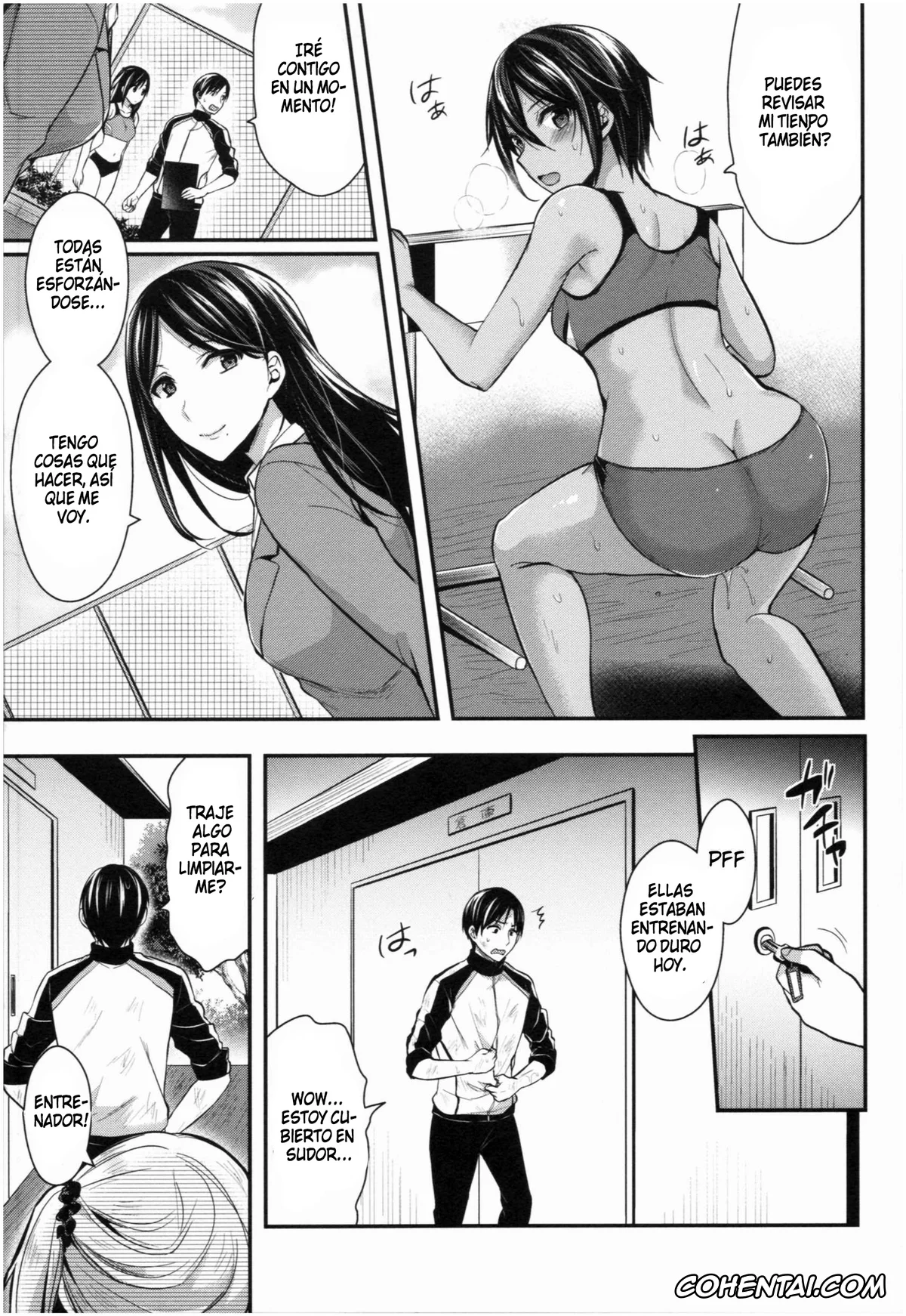 Original hentai, Joshi Rikujoubu Harem Training, pagina 132