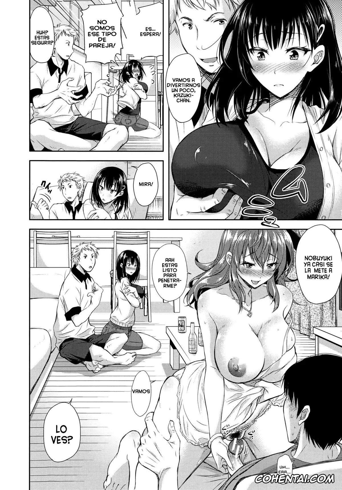 Original hentai, Yokumakezuma no Sukebegao, pagina 9