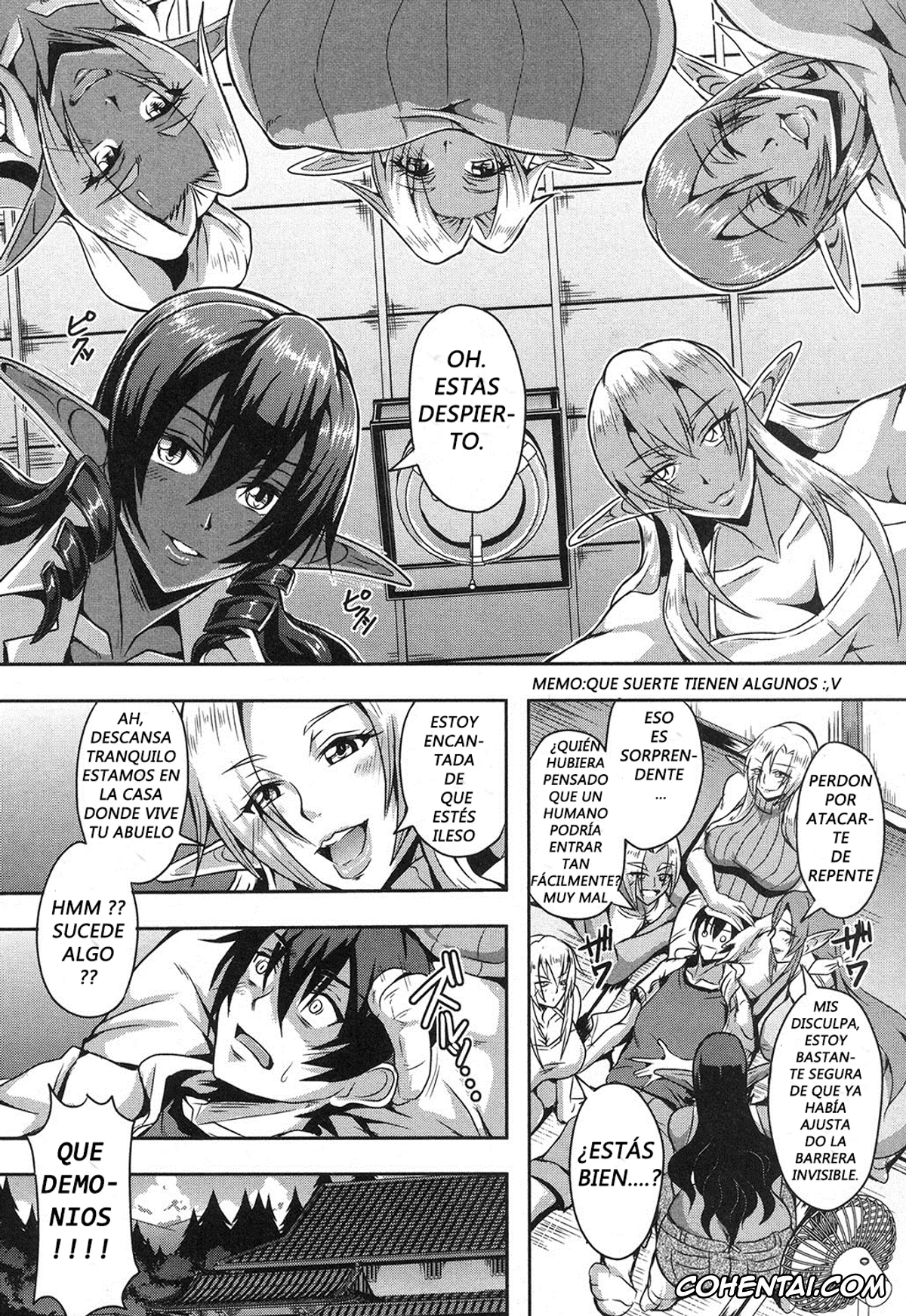 Revistas porno, COMIC MILF porno, Elf Harem no Mori to Kozukuri Keiyaku (COMIC MILF 2017-10 Vol. 38), pagina 5