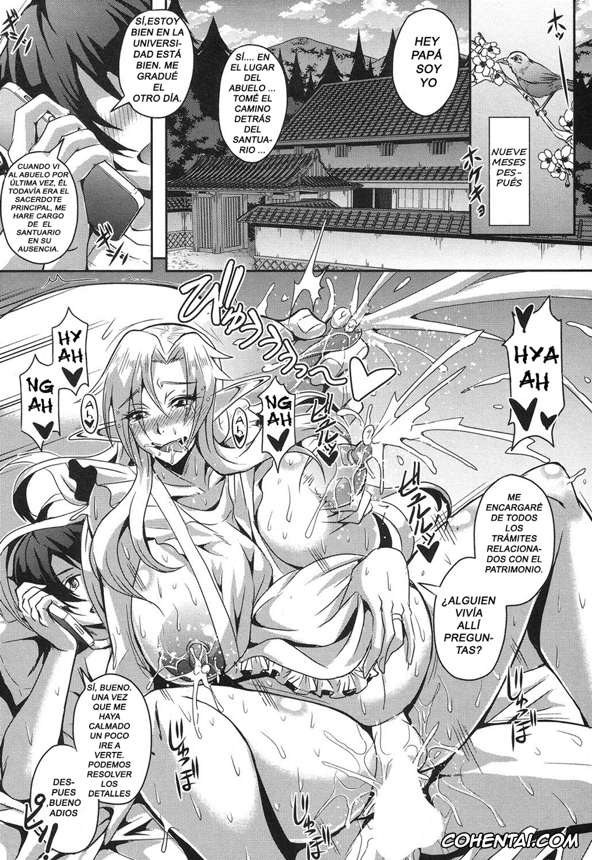 Revistas porno, COMIC MILF porno, Elf Harem no Mori to Kozukuri Keiyaku (COMIC MILF 2017-10 Vol. 38), pagina 35