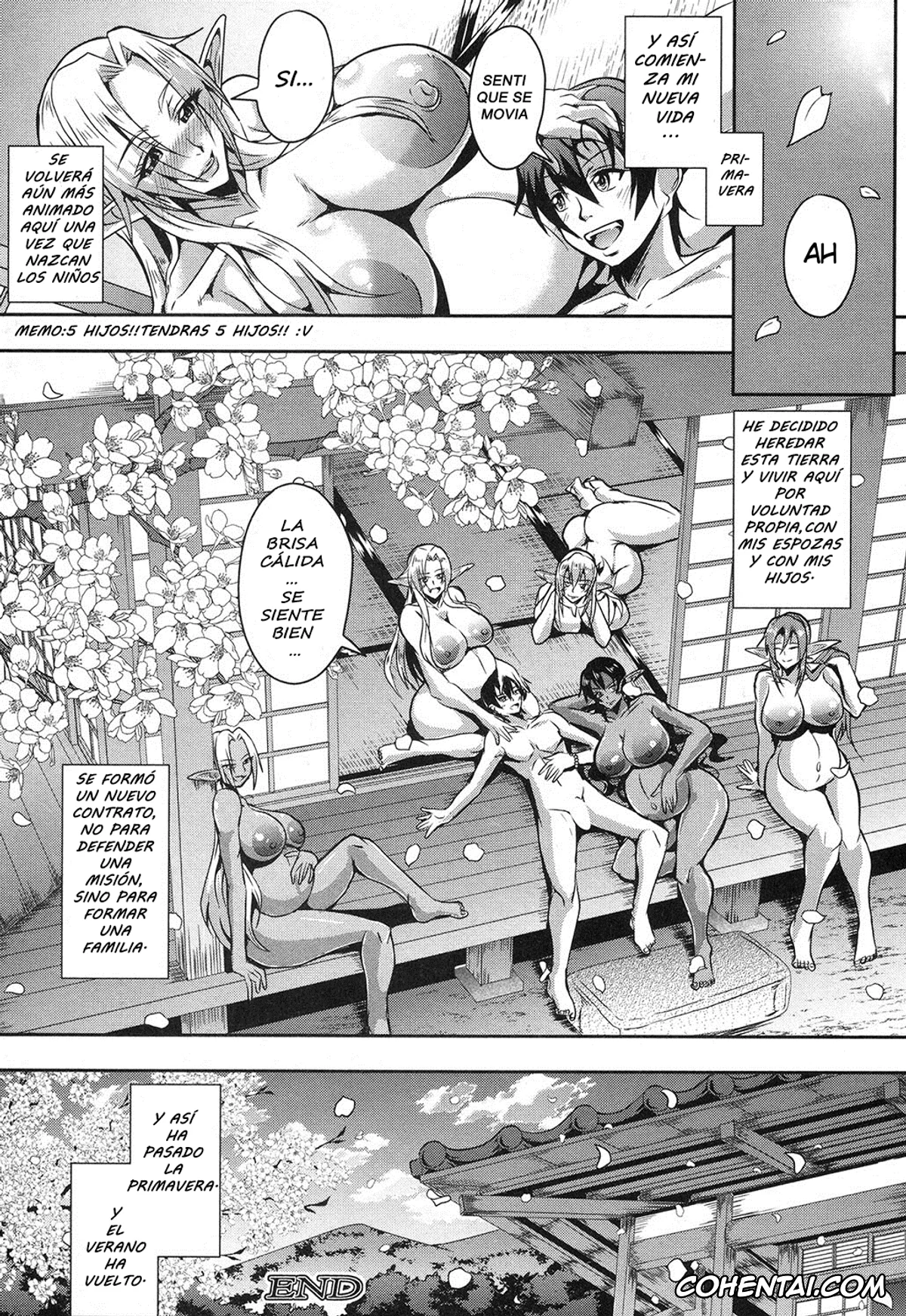 Revistas xxx, COMIC MILF xxx, Elf Harem no Mori to Kozukuri Keiyaku (COMIC MILF 2017-10 Vol. 38), pagina 40