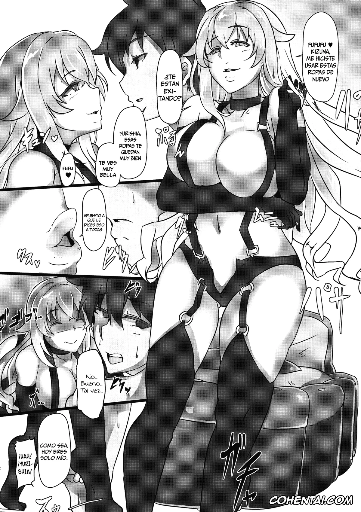 Masou Gakuen HxH porno, Kizuna Hida porno, Yurishia Farandole porno, Kin-iro Kaisou ~ Gold Hybrid (Masou Gakuen HxH), pagina 5