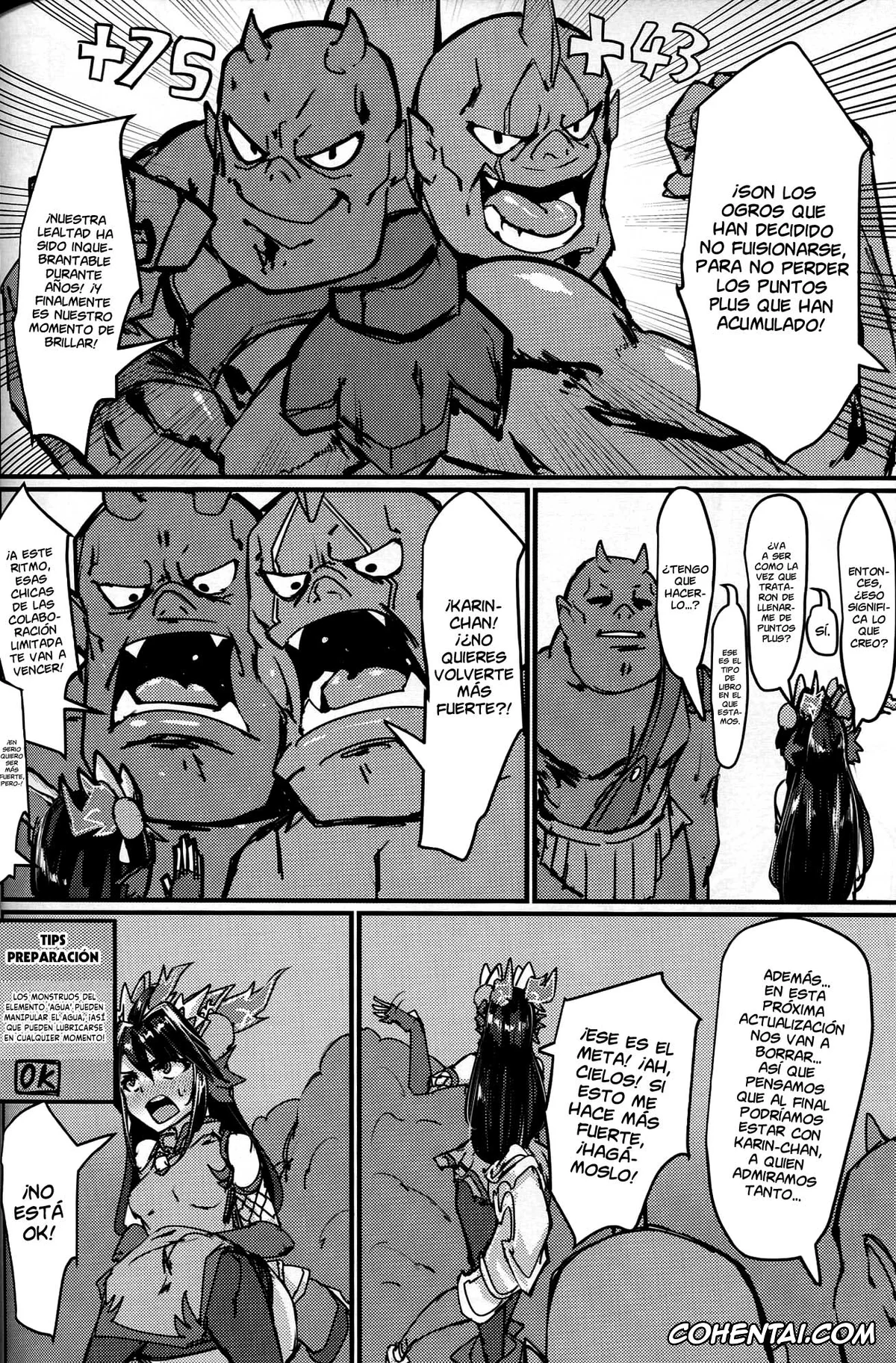 Puzzle And Dragons hentai, Karin hentai, Okuchi to Ketsu kara Plus o Sosogu Hon (Puzzle & Dragons), pagina 3