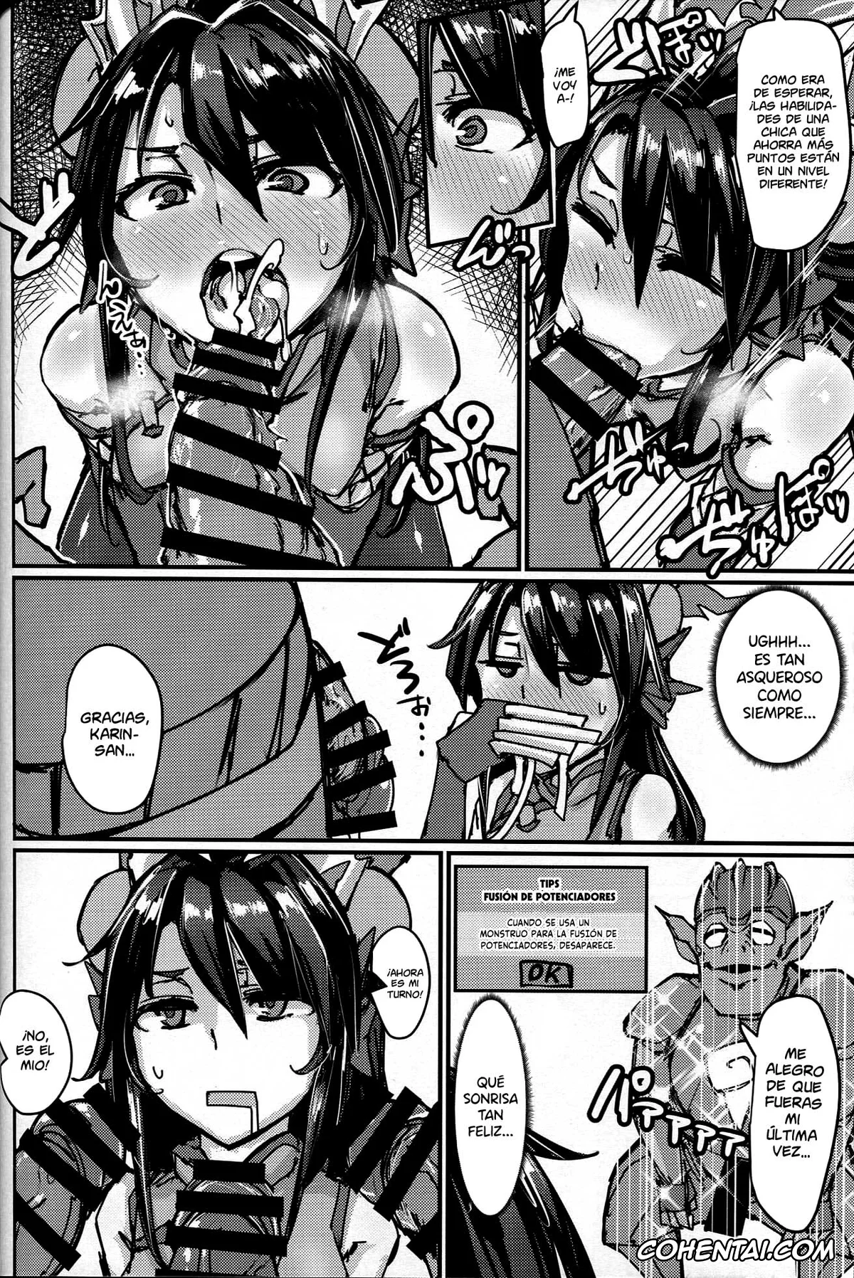 Puzzle And Dragons porno, Karin porno, Okuchi to Ketsu kara Plus o Sosogu Hon (Puzzle & Dragons), pagina 5