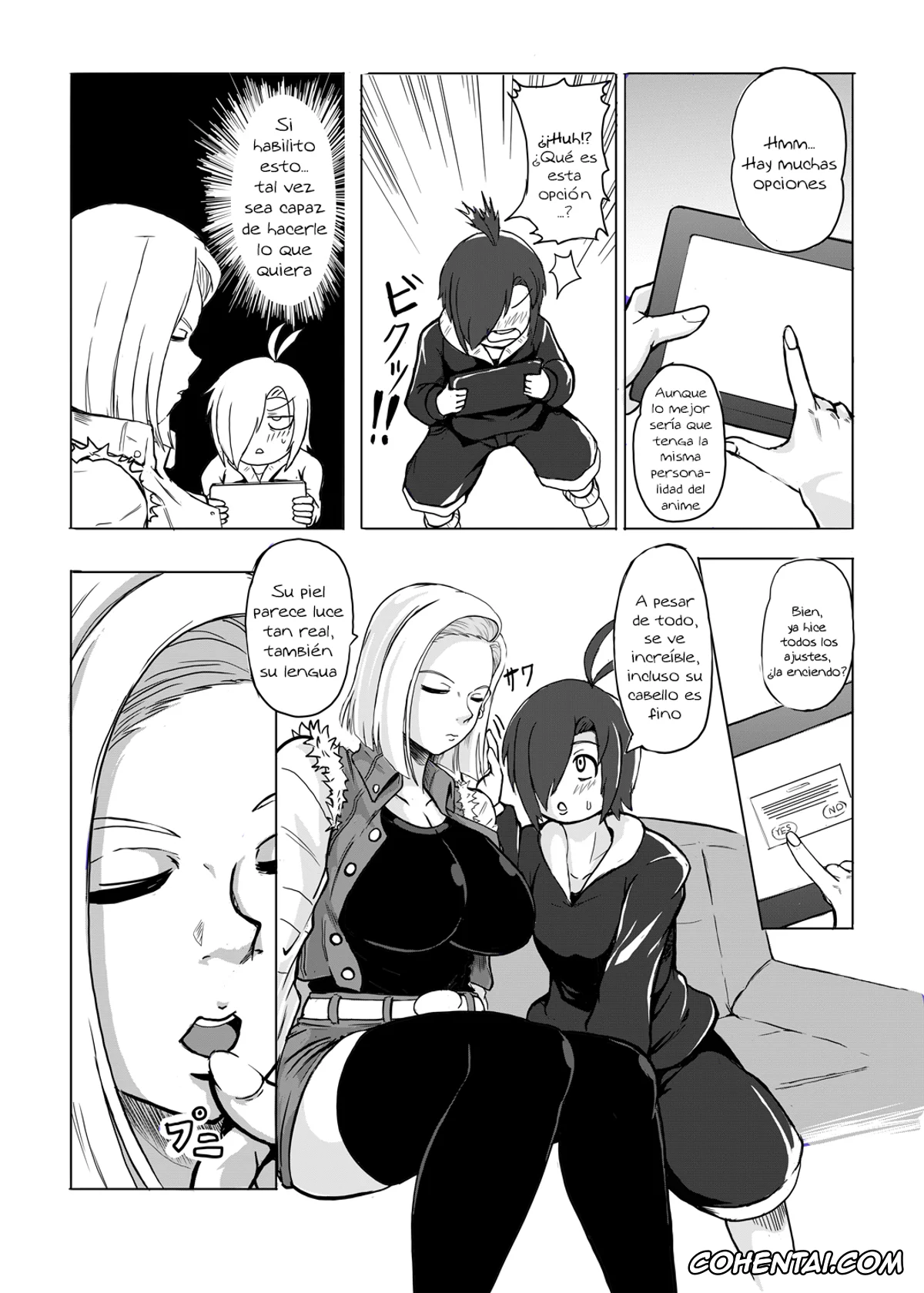 Dragon Ball Z hentai, Android 18 hentai, 18-gou o Shuuchishin Zero ni Shite Yarimakurimashita (Dragon Ball Z), pagina 3
