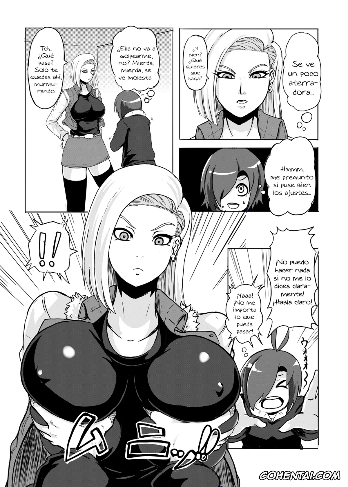 Dragon Ball Z porno, Android 18 porno, 18-gou o Shuuchishin Zero ni Shite Yarimakurimashita (Dragon Ball Z), pagina 5
