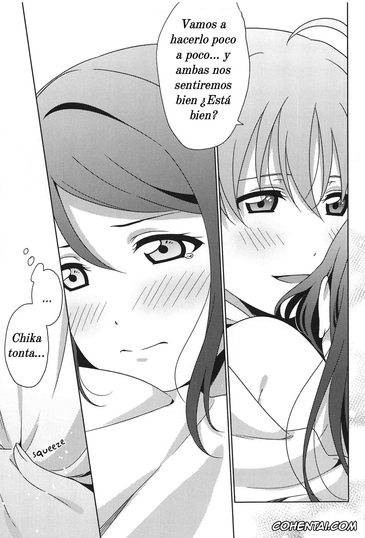 Love Live! Sunshine!! porno, Chika Takami porno, Riko Sakurauchi porno, Chika-chan no ○○ ga Hairanai (Love Live! Sunshine!!), pagina 14