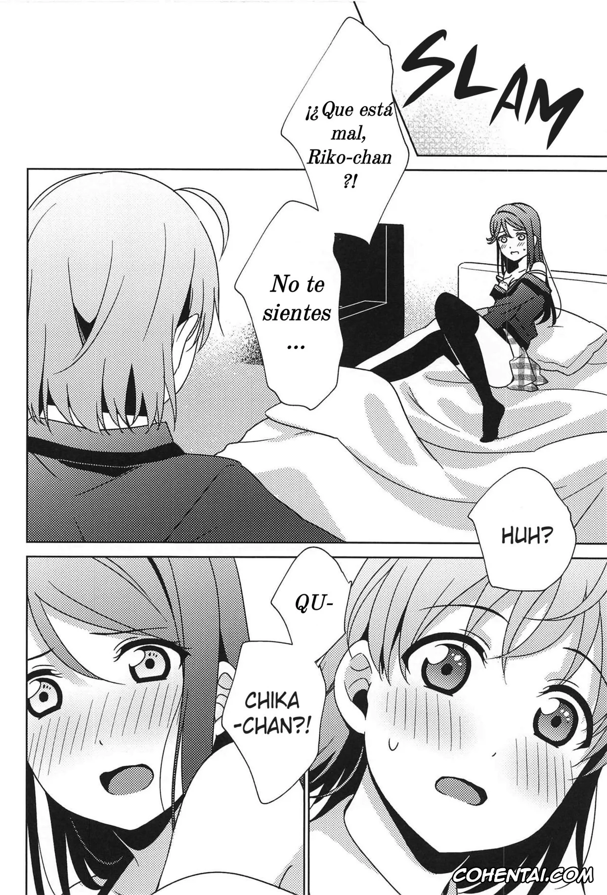 Love Live! Sunshine!! porno, Chika Takami porno, Riko Sakurauchi porno, Chika-chan no ○○ ga Hairanai (Love Live! Sunshine!!), pagina 17