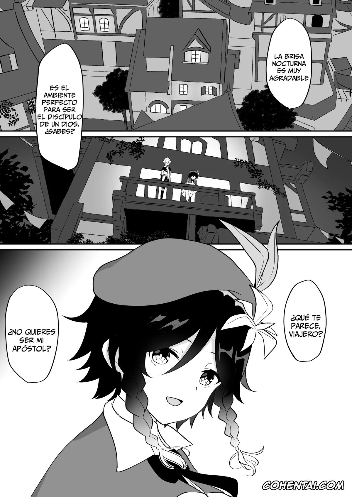Genshin Impact hentai, Aether hentai, Venti hentai, Barbatos-sama no Shito ni Narimasu (Genshin Impact), pagina 3