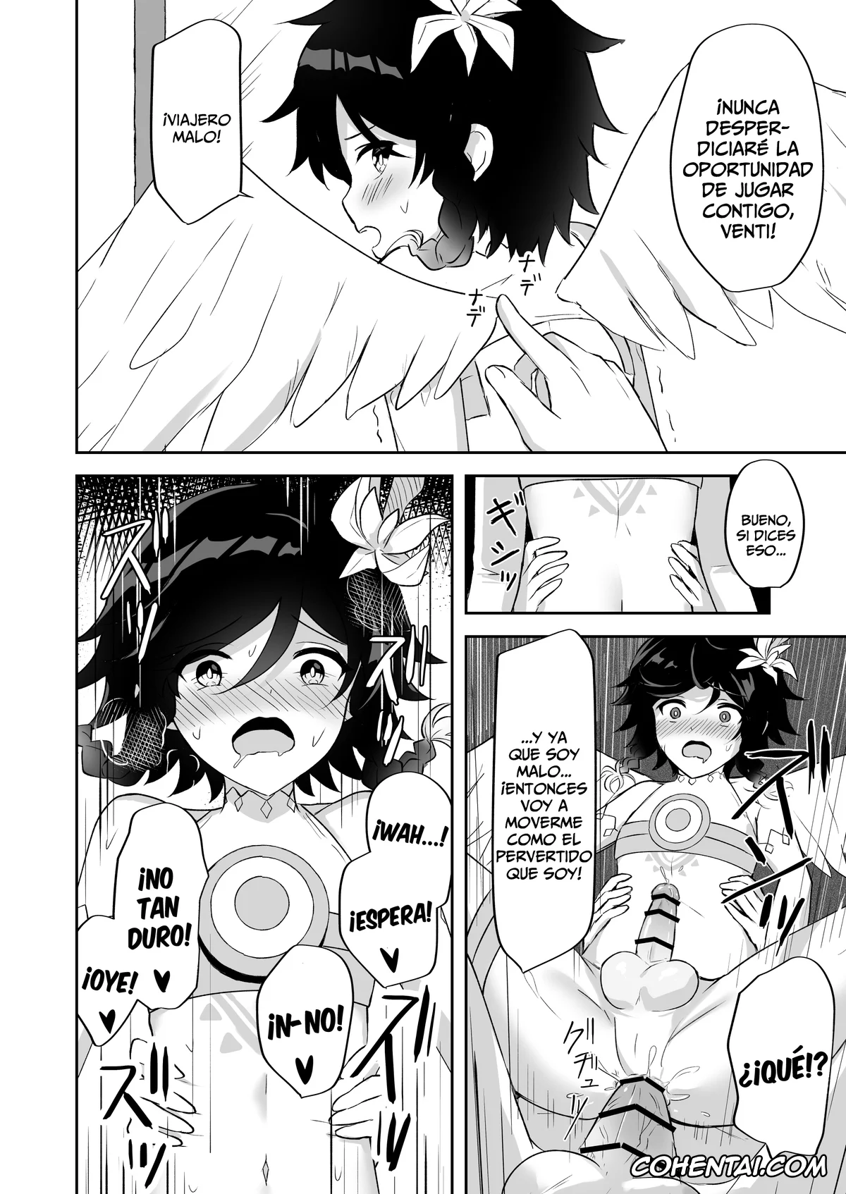 Genshin Impact porno, Aether porno, Venti porno, Barbatos-sama no Shito ni Narimasu (Genshin Impact), pagina 14