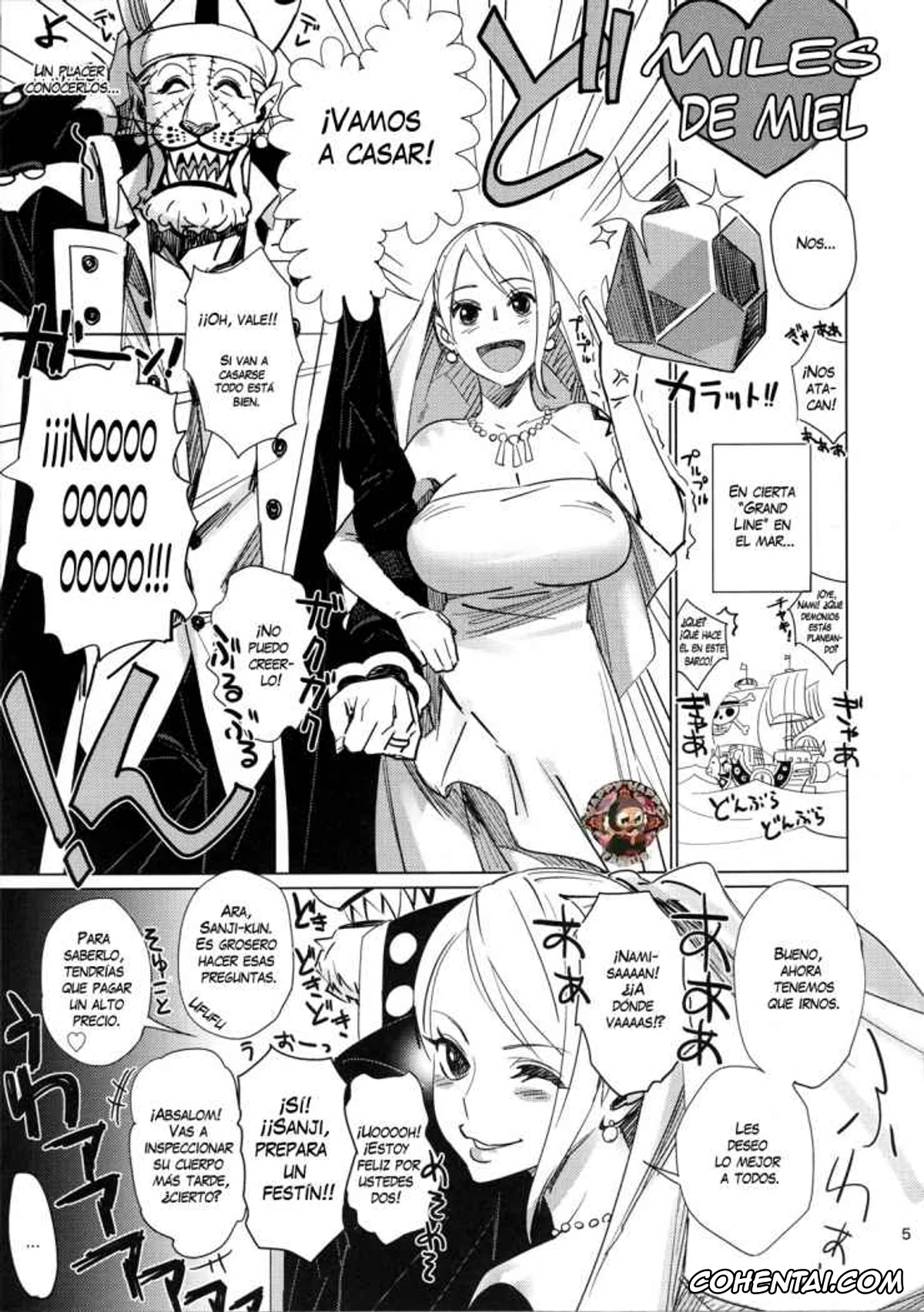 One Piece porno, Absalom porno, Nami porno, Shinsekai (One Piece), pagina 5
