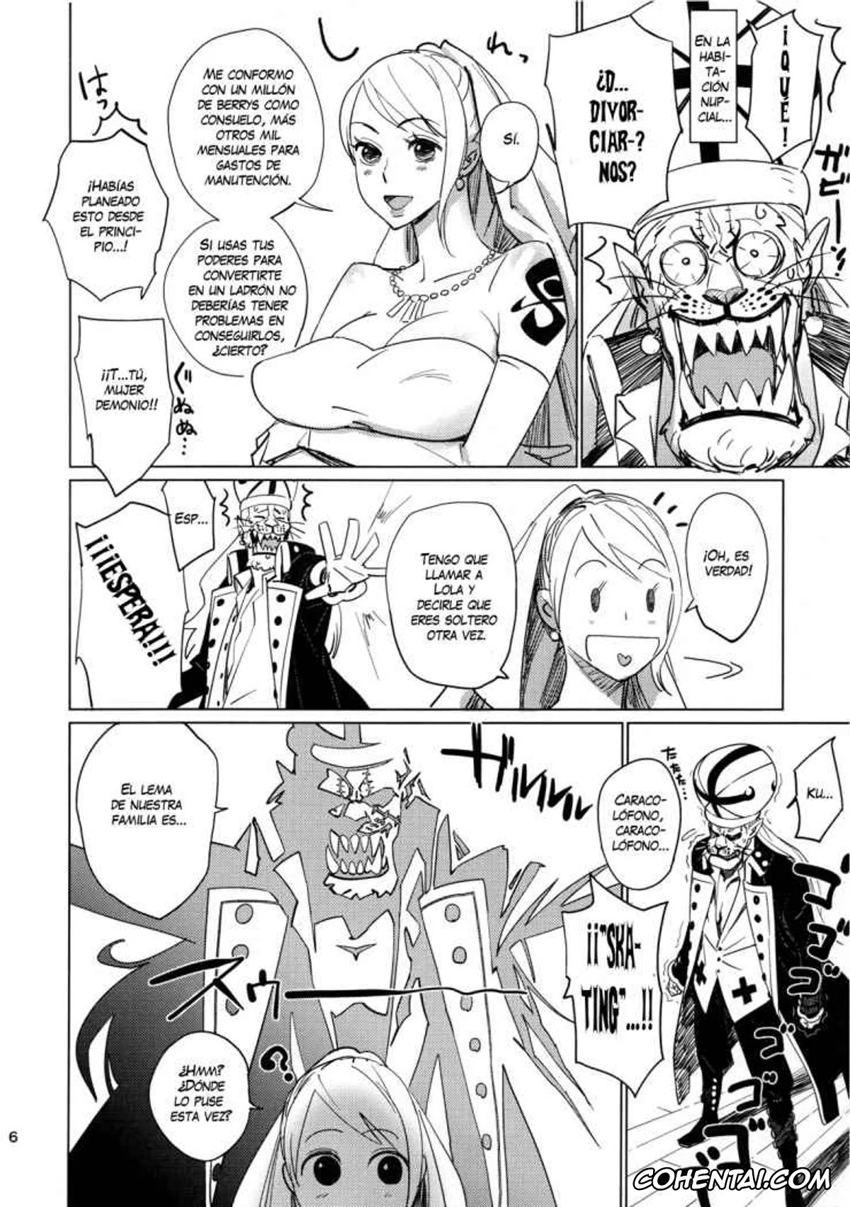 One Piece hentai, Absalom hentai, Nami hentai, Shinsekai (One Piece), pagina 6