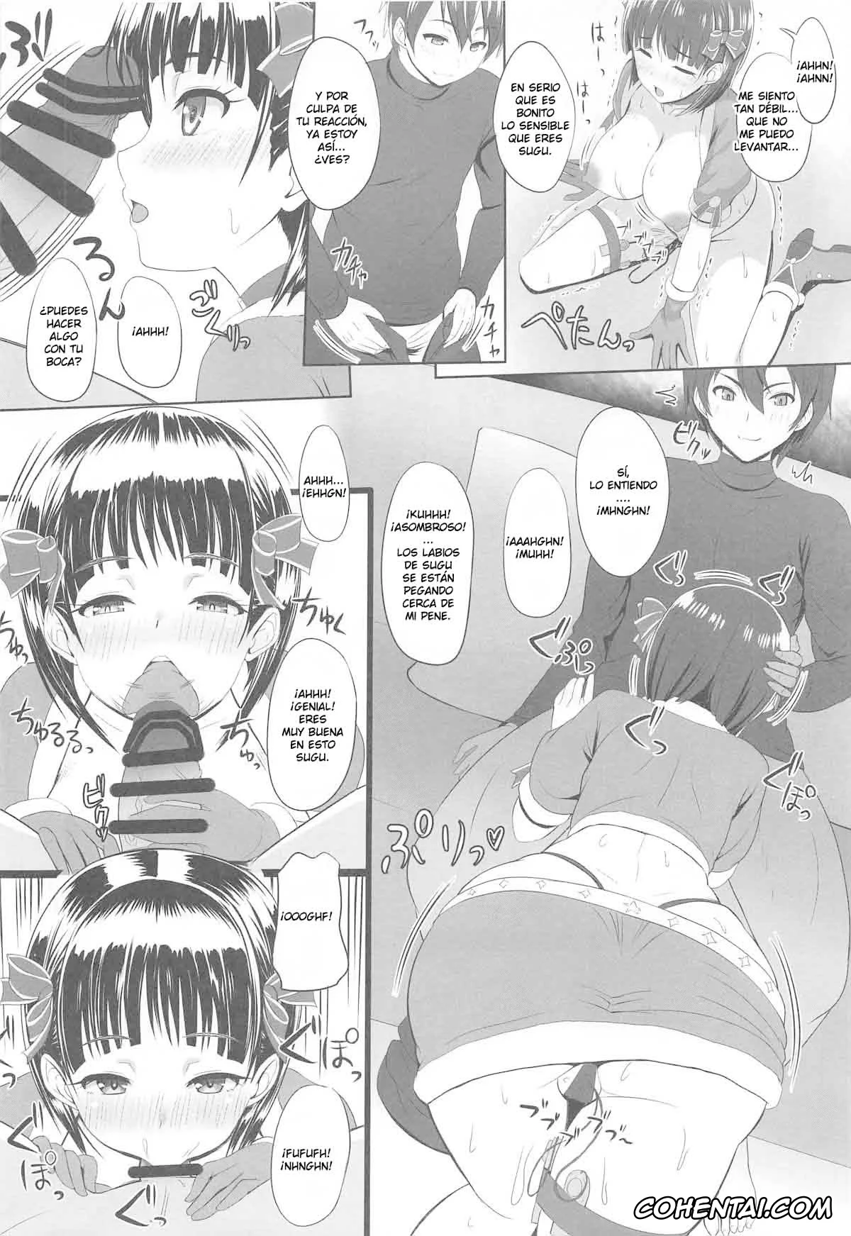 Sword Art Online hentai, Kazuto Kirigaya | Kirito hentai, Suguha Kirigaya hentai, MOTTO! SAOff WINTER (Sword Art Online), pagina 9