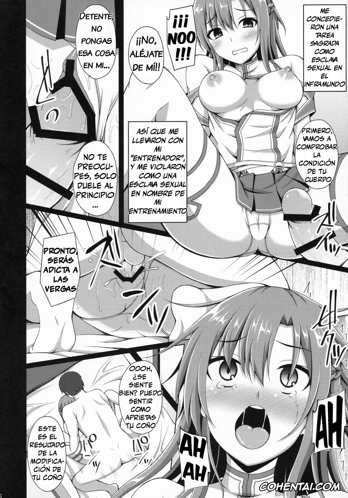 Sword Art Online porno, Asuna Yuuki porno, Ore no Aishita Kanojo wa Mou Inai… (Sword Art Online), pagina 5