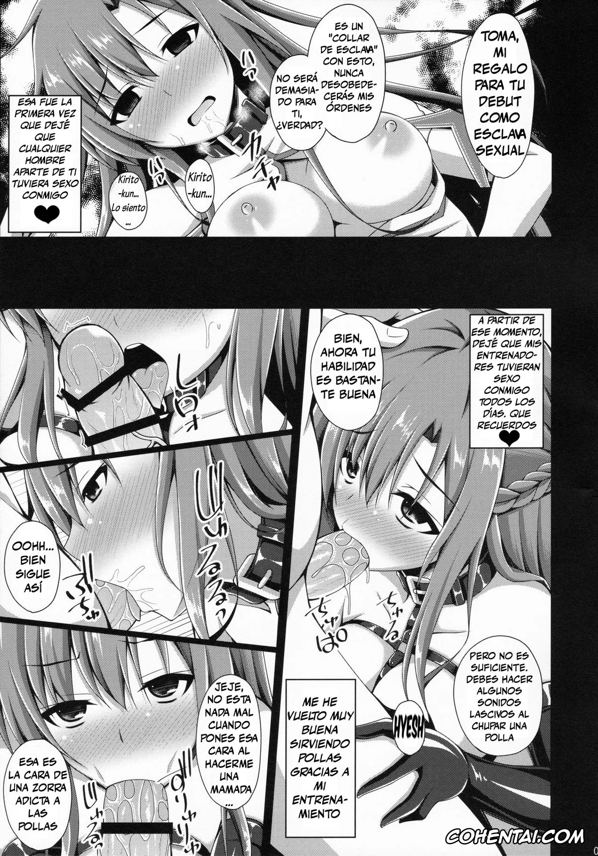 Sword Art Online porno, Asuna Yuuki porno, Ore no Aishita Kanojo wa Mou Inai… (Sword Art Online), pagina 8