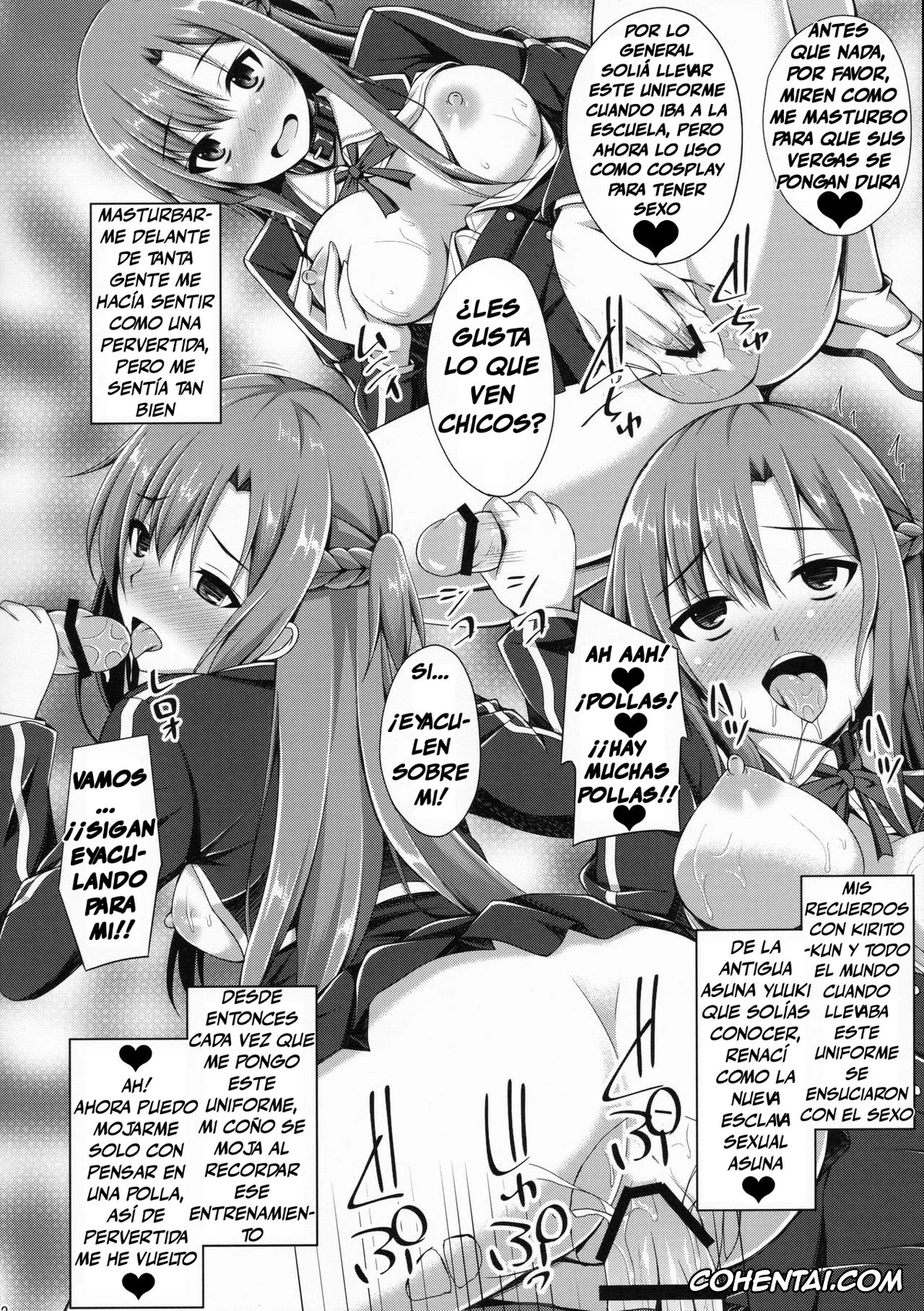 Sword Art Online porno, Asuna Yuuki porno, Ore no Aishita Kanojo wa Mou Inai… (Sword Art Online), pagina 11