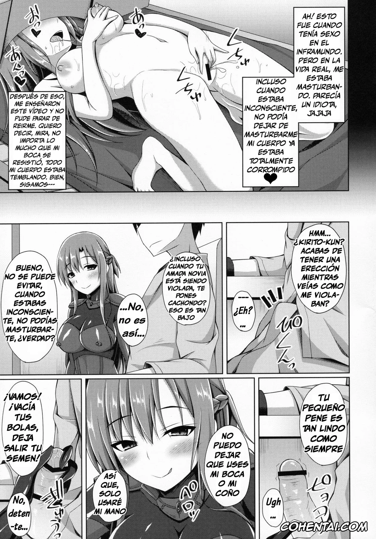 Sword Art Online hentai, Asuna Yuuki hentai, Ore no Aishita Kanojo wa Mou Inai… (Sword Art Online), pagina 12