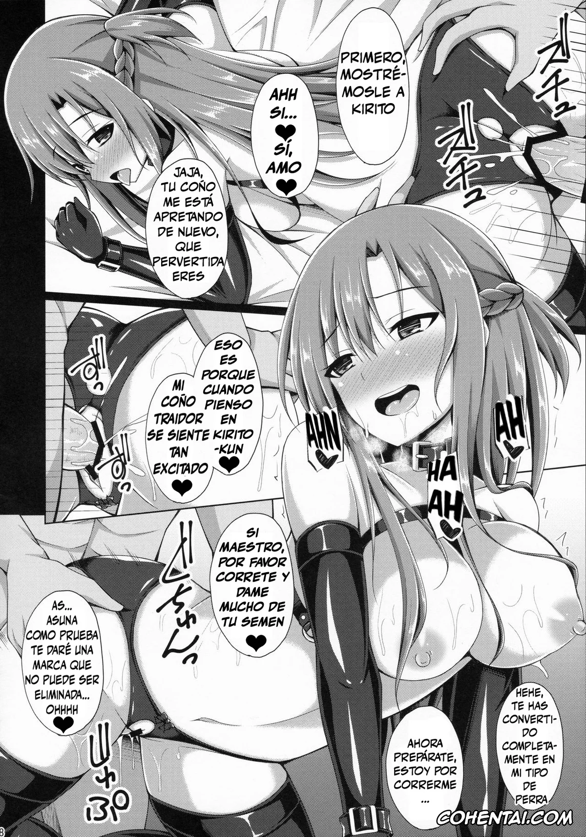 Sword Art Online porno, Asuna Yuuki porno, Ore no Aishita Kanojo wa Mou Inai… (Sword Art Online), pagina 17