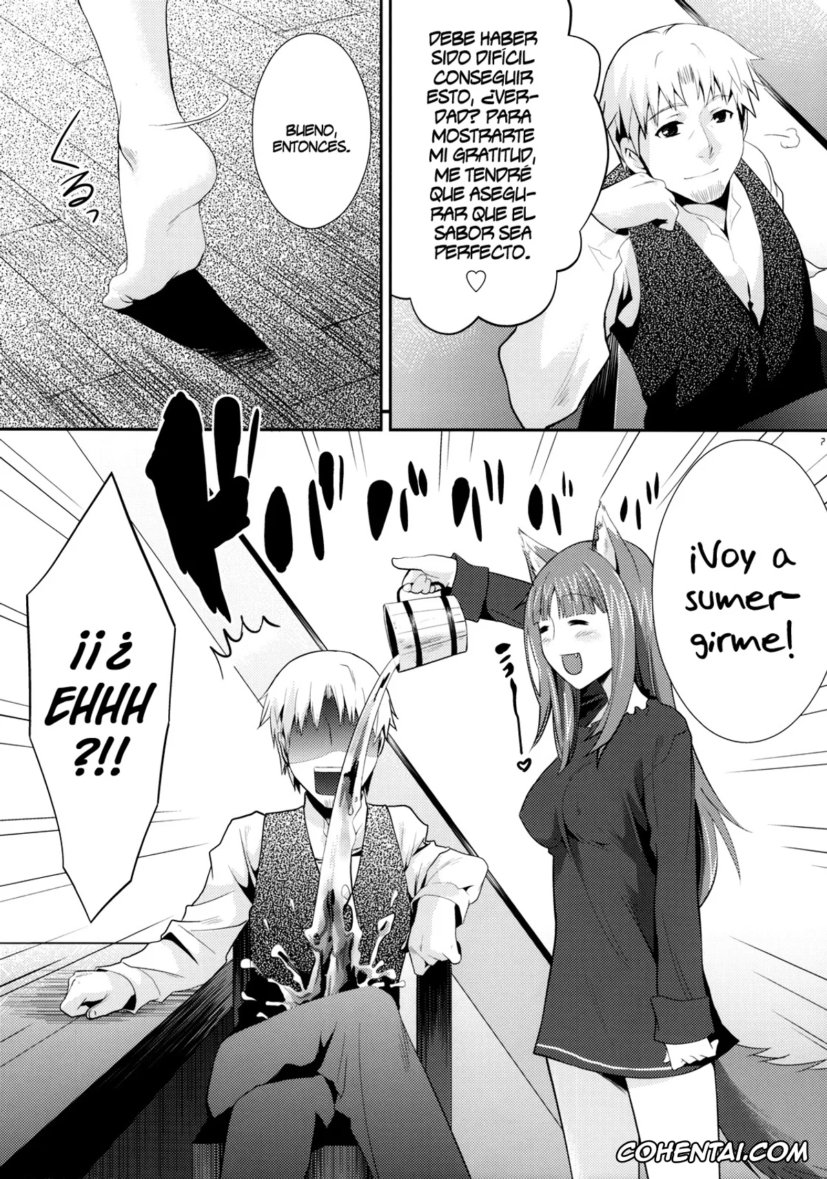 Spice And Wolf | Ookami To Koushinryou hentai, Holo hentai, Kraft Lawrence hentai, Ookami to Mitsu Ringo (Ookami to Koushinryou), pagina 6