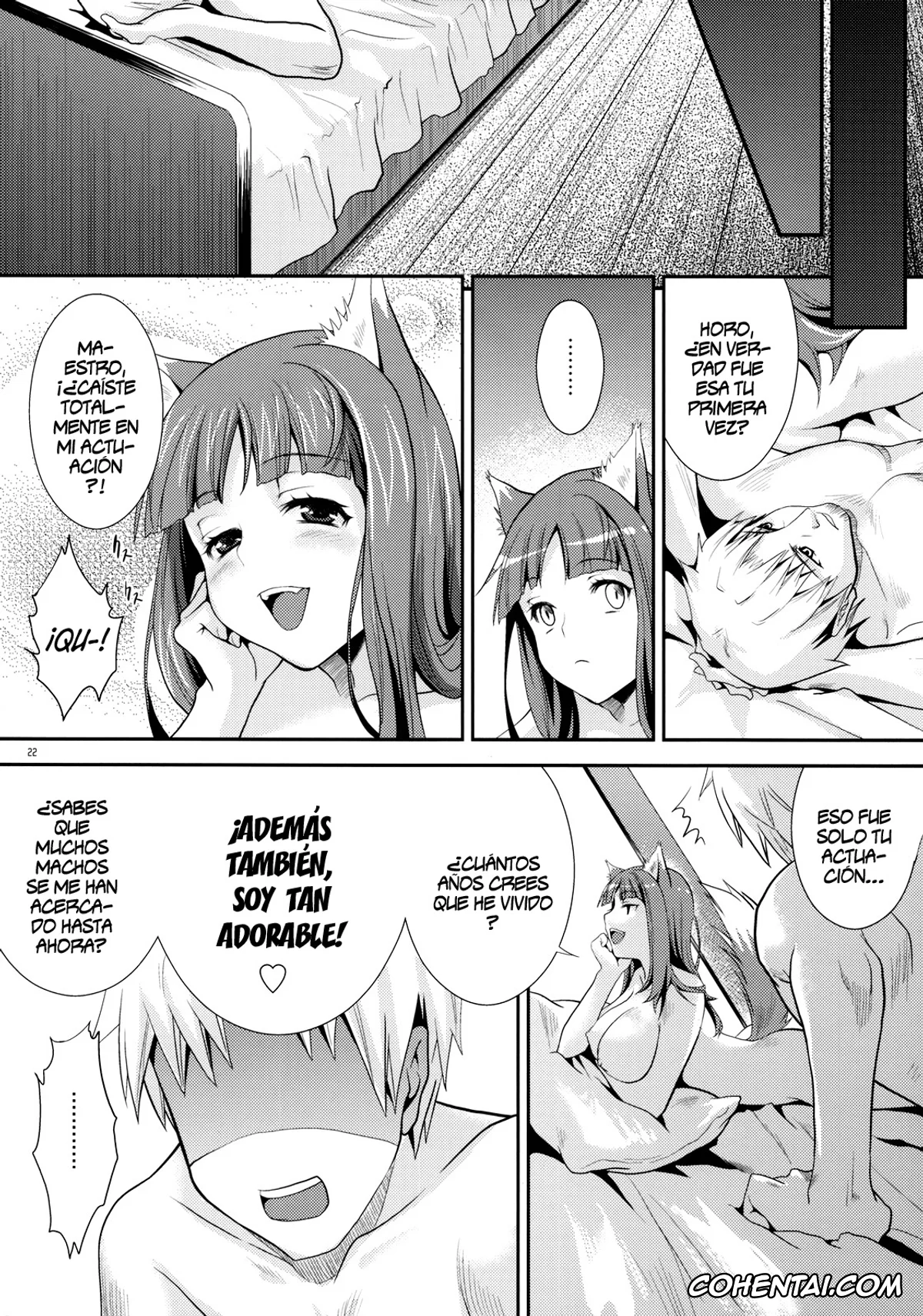 Spice And Wolf | Ookami To Koushinryou hentai, Holo hentai, Kraft Lawrence hentai, Ookami to Mitsu Ringo (Ookami to Koushinryou), pagina 21