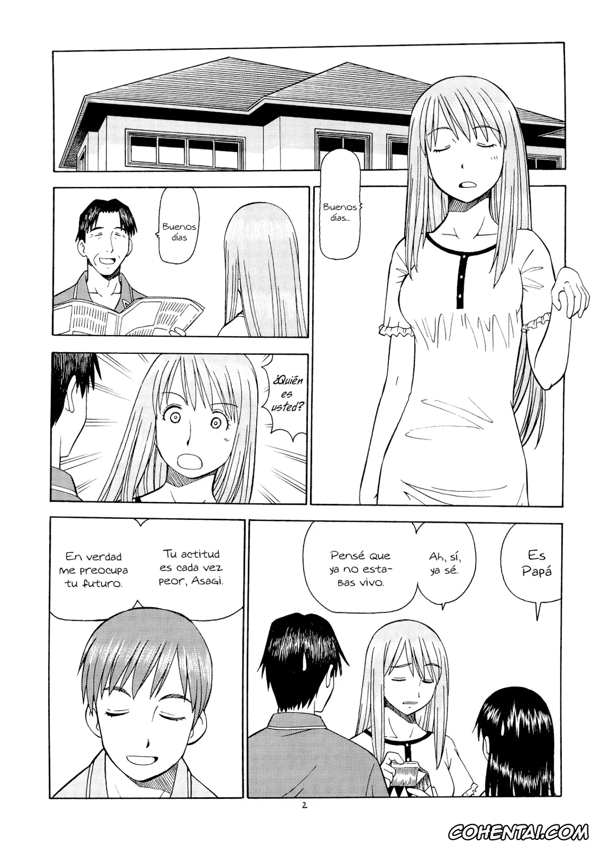Yotsubato! hentai, Asagi Ayase hentai, Takashi Takeda hentai, Erobato ASAGI (Yotsubato!), pagina 3