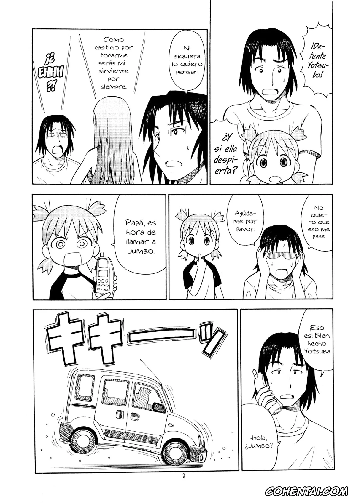 Yotsubato! hentai, Asagi Ayase hentai, Takashi Takeda hentai, Erobato ASAGI (Yotsubato!), pagina 9
