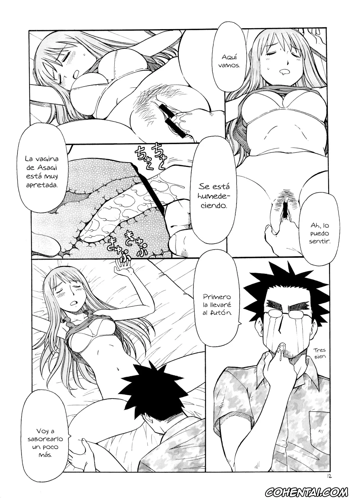 Yotsubato! xxx, Asagi Ayase xxx, Takashi Takeda xxx, Erobato ASAGI (Yotsubato!), pagina 13