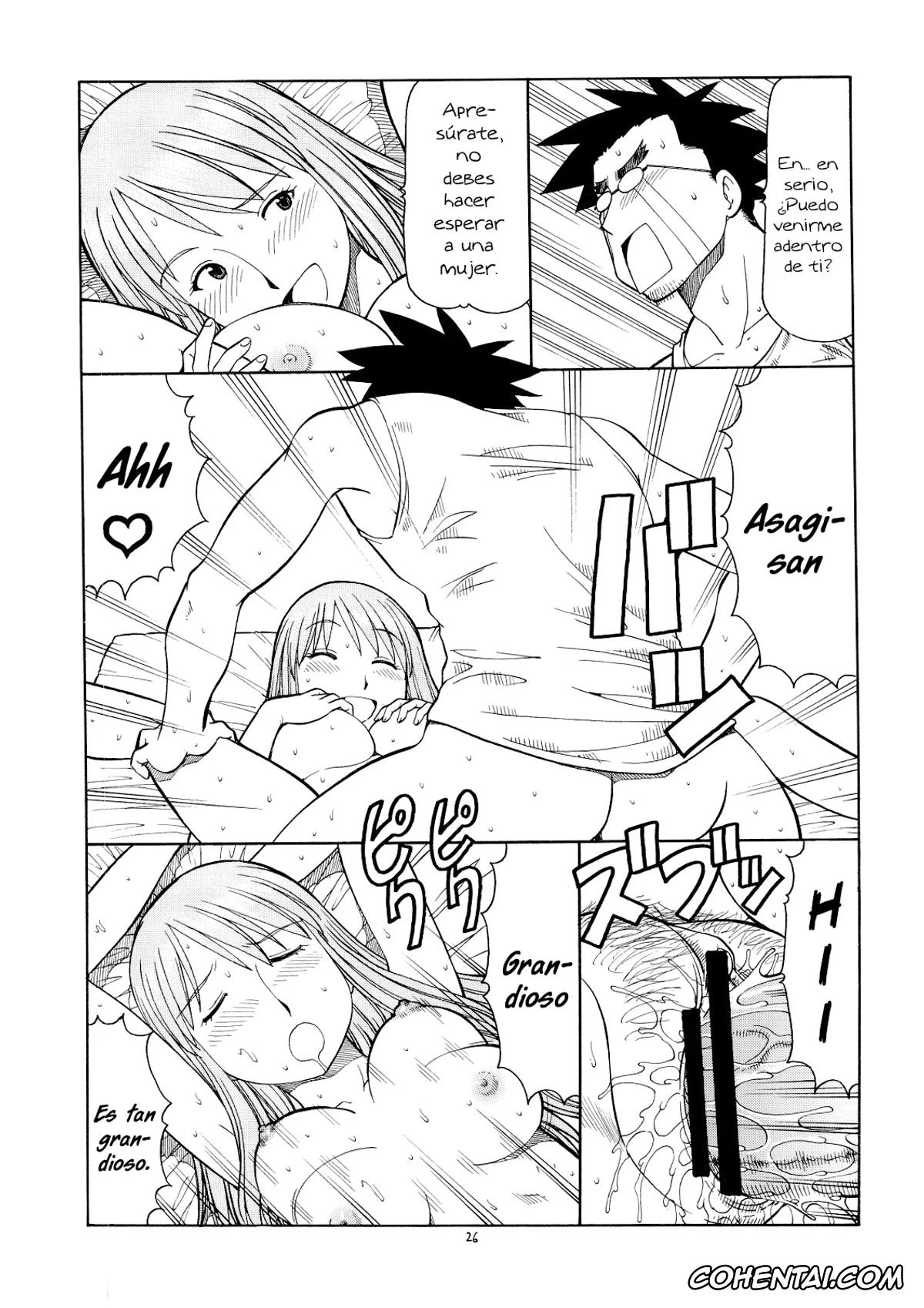 Yotsubato! hentai, Asagi Ayase hentai, Takashi Takeda hentai, Erobato ASAGI (Yotsubato!), pagina 27