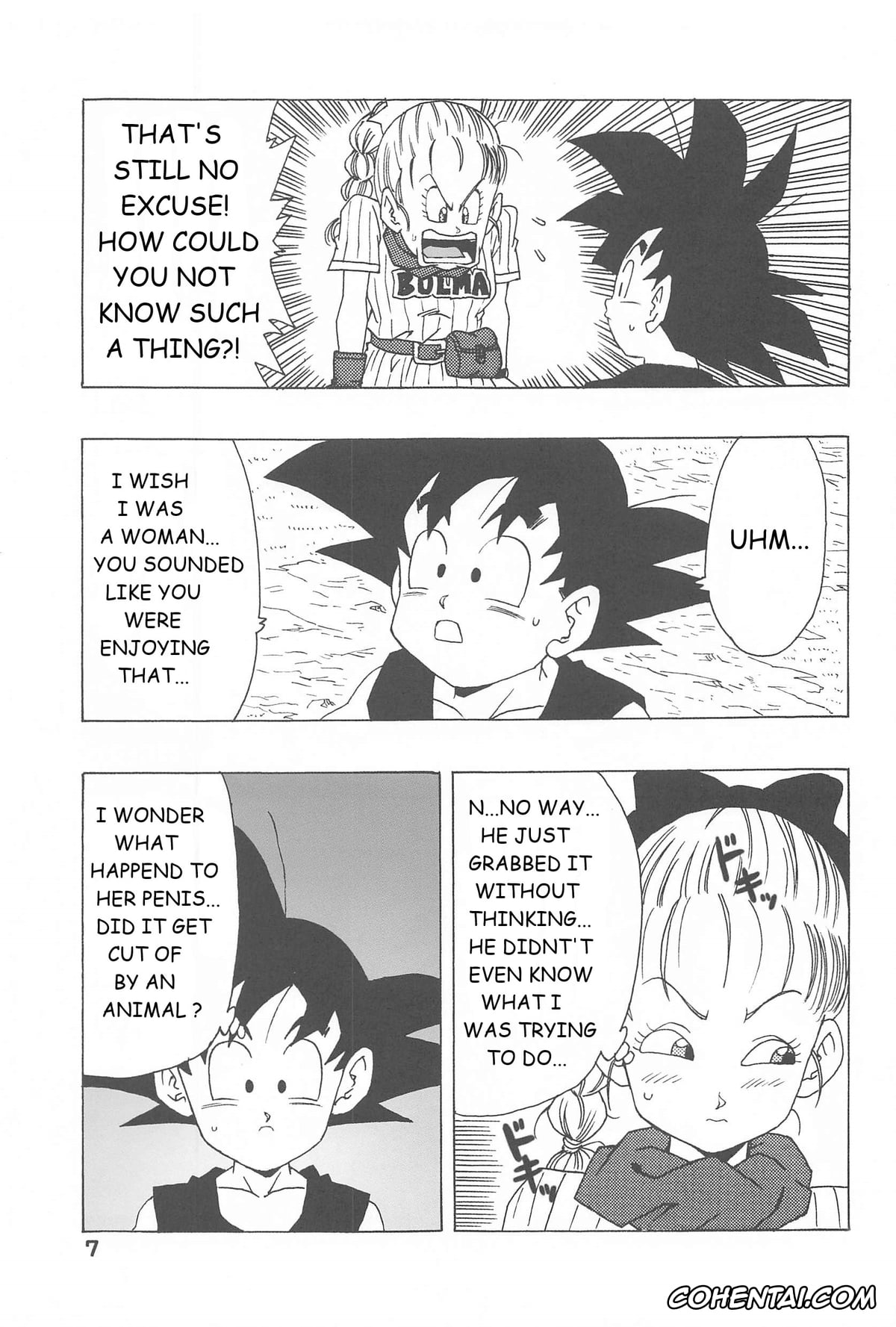 Dragon Ball xxx, Bulma Briefs xxx, Master Roshi xxx, Oolong xxx, Son Goku xxx, Bulma no Saikyou e no Michi (Dragon Ball), pagina 7