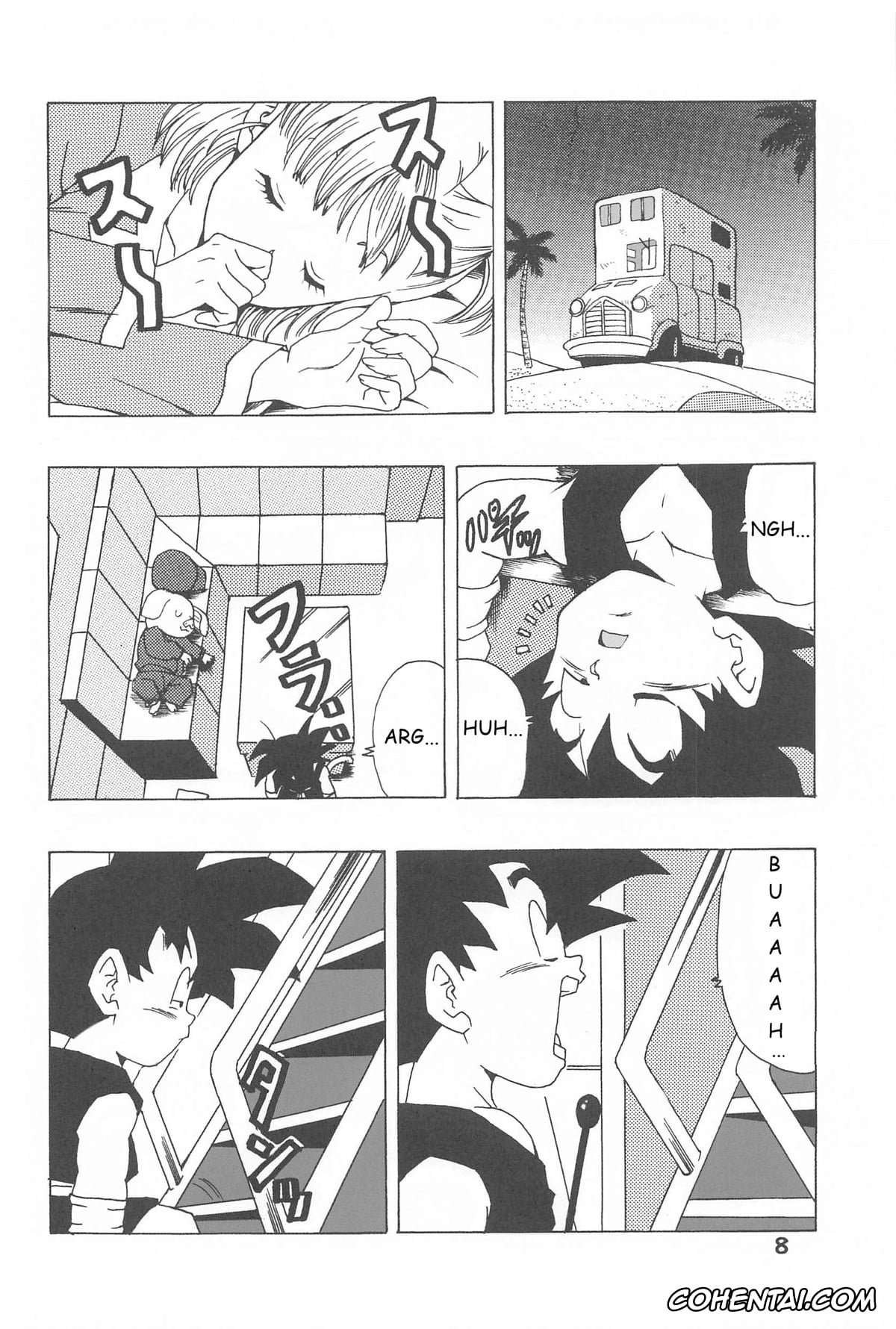 Dragon Ball porno, Bulma Briefs porno, Master Roshi porno, Oolong porno, Son Goku porno, Bulma no Saikyou e no Michi (Dragon Ball), pagina 8