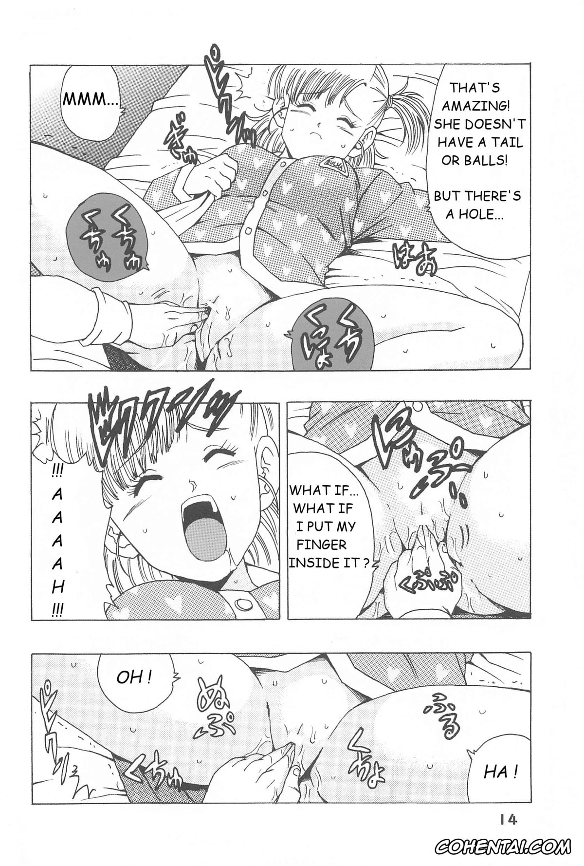 Dragon Ball porno, Bulma Briefs porno, Master Roshi porno, Oolong porno, Son Goku porno, Bulma no Saikyou e no Michi (Dragon Ball), pagina 14