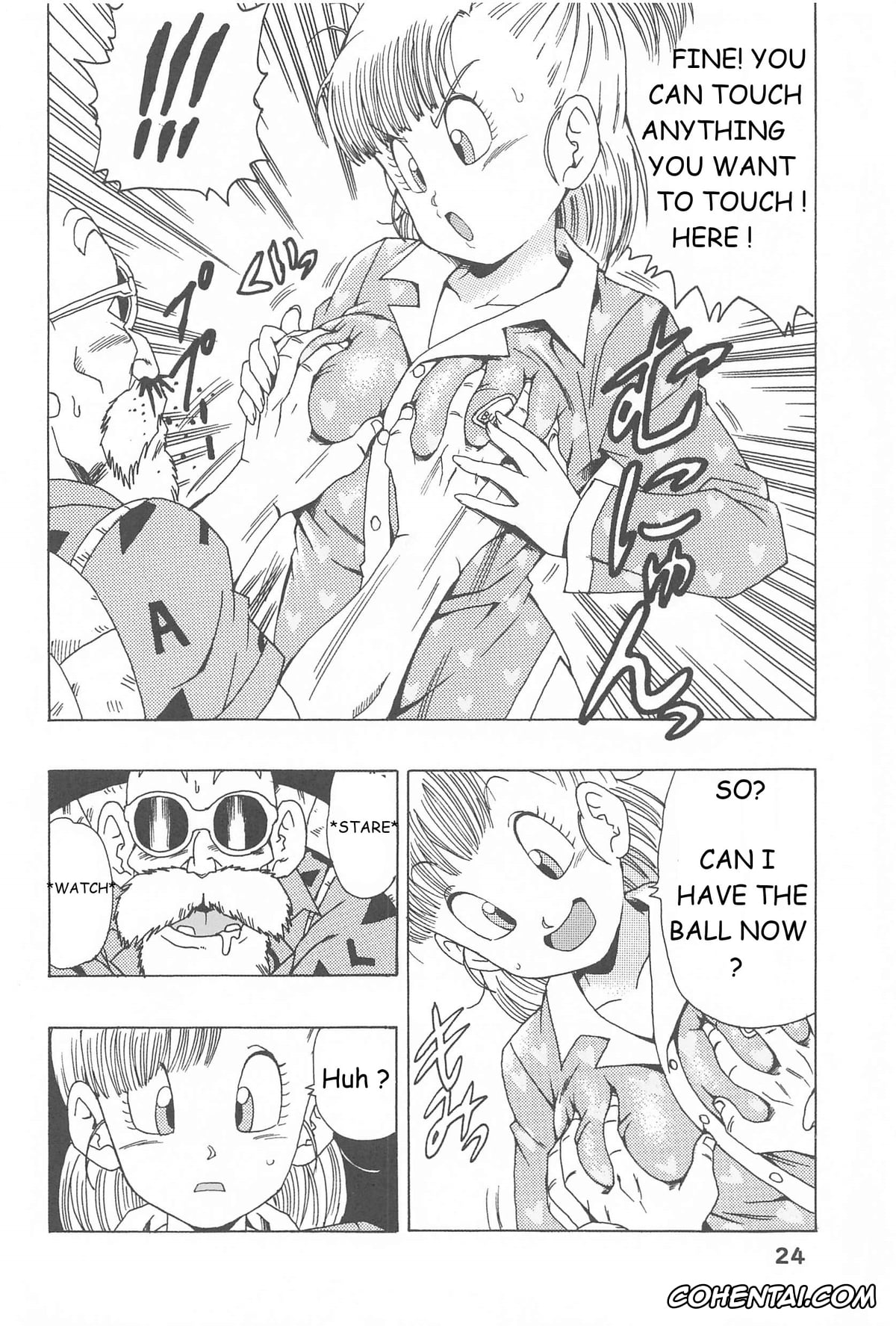 Dragon Ball hentai, Bulma Briefs hentai, Master Roshi hentai, Oolong hentai, Son Goku hentai, Bulma no Saikyou e no Michi (Dragon Ball), pagina 24