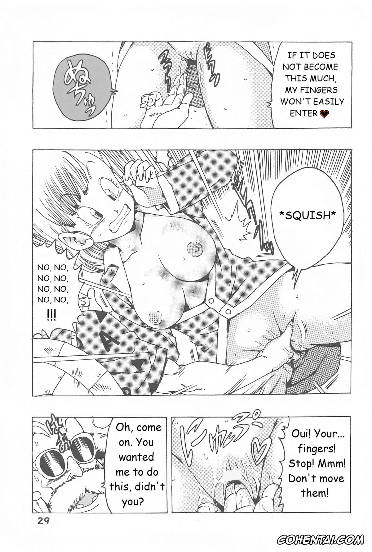Dragon Ball porno, Bulma Briefs porno, Master Roshi porno, Oolong porno, Son Goku porno, Bulma no Saikyou e no Michi (Dragon Ball), pagina 29