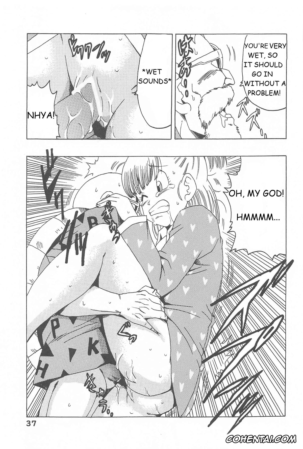 Dragon Ball xxx, Bulma Briefs xxx, Master Roshi xxx, Oolong xxx, Son Goku xxx, Bulma no Saikyou e no Michi (Dragon Ball), pagina 37