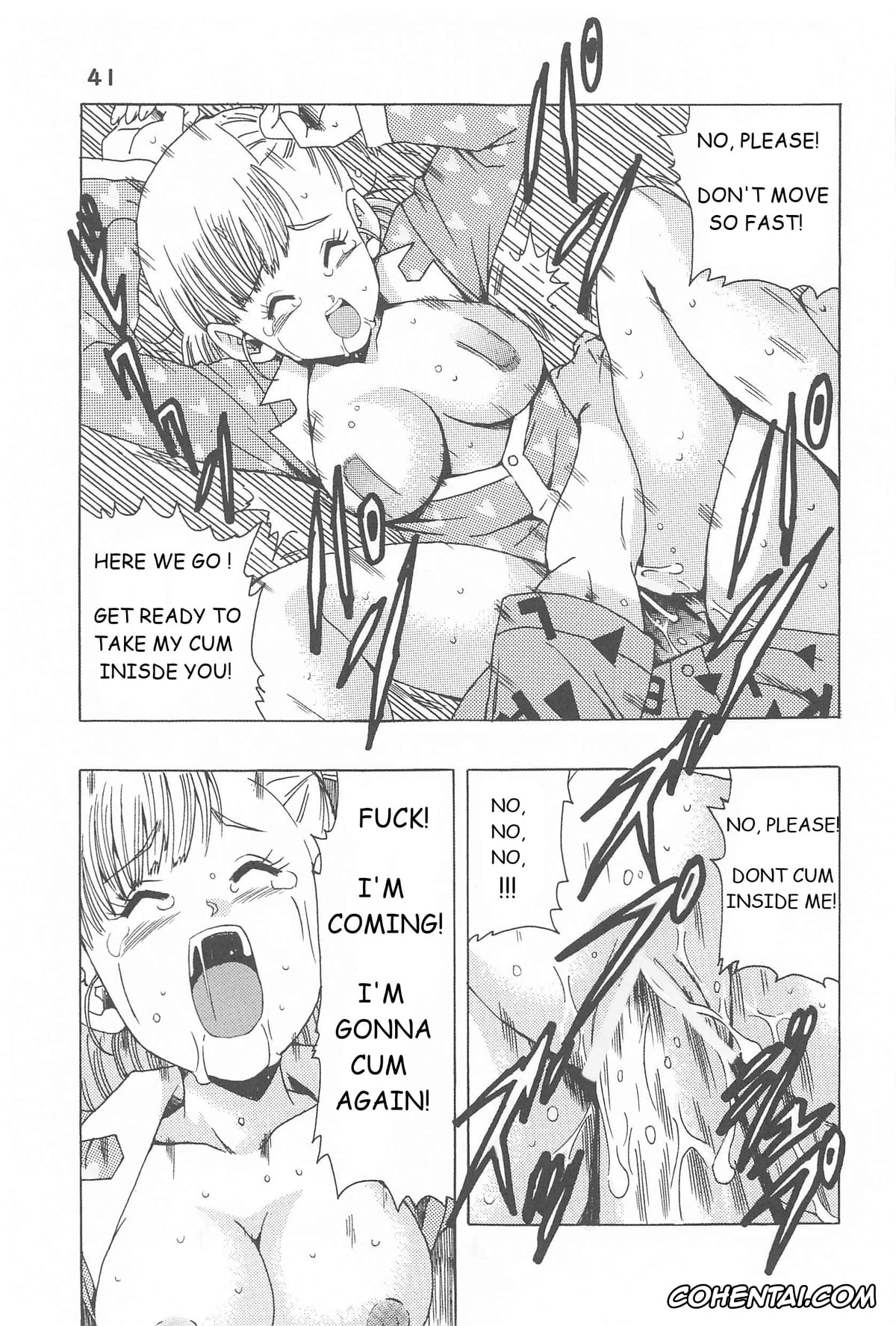 Dragon Ball porno, Bulma Briefs porno, Master Roshi porno, Oolong porno, Son Goku porno, Bulma no Saikyou e no Michi (Dragon Ball), pagina 41