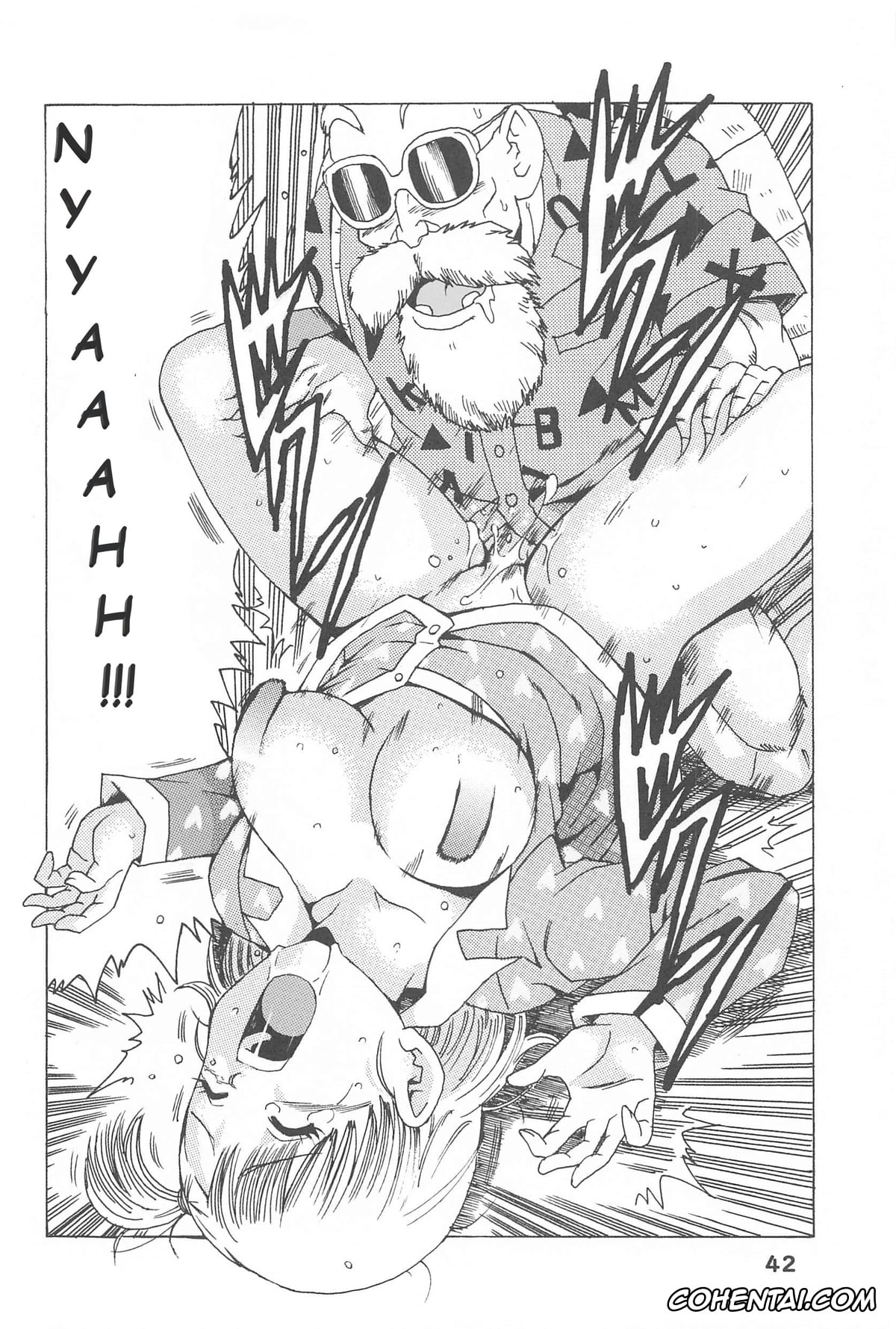 Dragon Ball hentai, Bulma Briefs hentai, Master Roshi hentai, Oolong hentai, Son Goku hentai, Bulma no Saikyou e no Michi (Dragon Ball), pagina 42