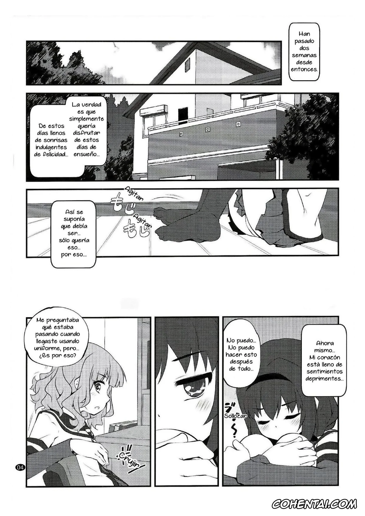 YuruYuri hentai, Himawari Furutani hentai, Sakurako Ohmuro hentai, Himegoto Flowers 15 (YuruYuri), pagina 3