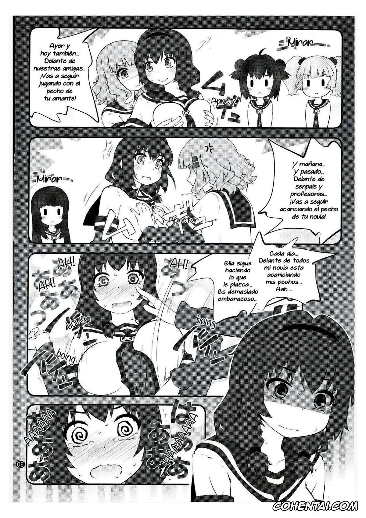 YuruYuri porno, Himawari Furutani porno, Sakurako Ohmuro porno, Himegoto Flowers 15 (YuruYuri), pagina 5