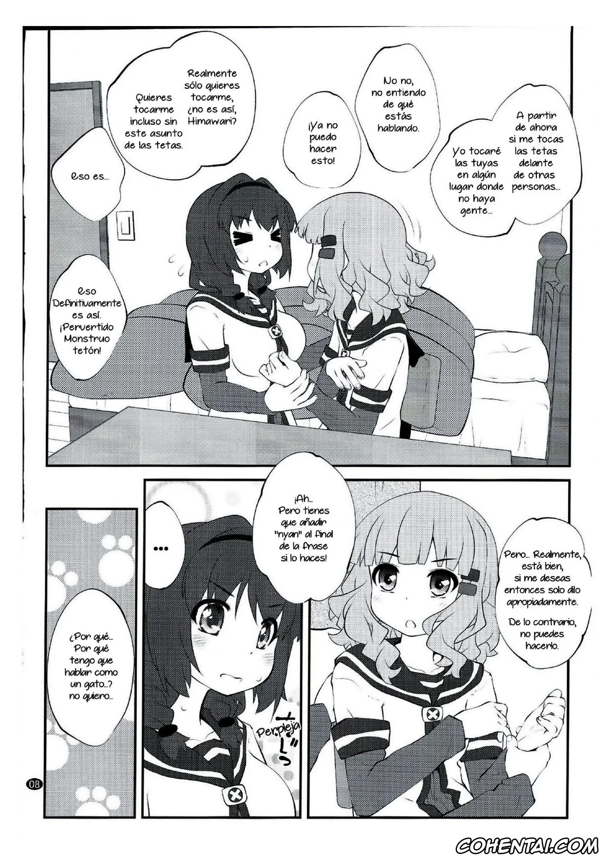 YuruYuri xxx, Himawari Furutani xxx, Sakurako Ohmuro xxx, Himegoto Flowers 15 (YuruYuri), pagina 7