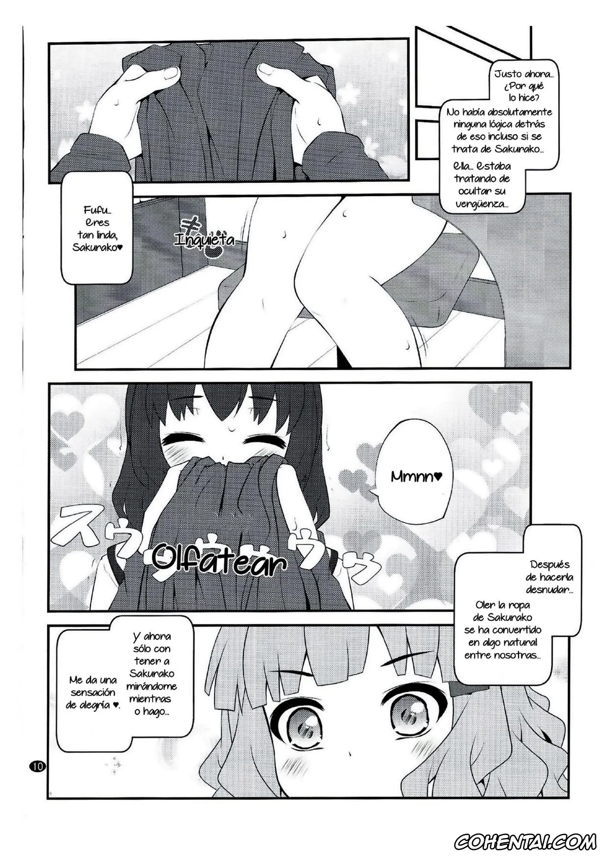 YuruYuri hentai, Himawari Furutani hentai, Sakurako Ohmuro hentai, Himegoto Flowers 15 (YuruYuri), pagina 9